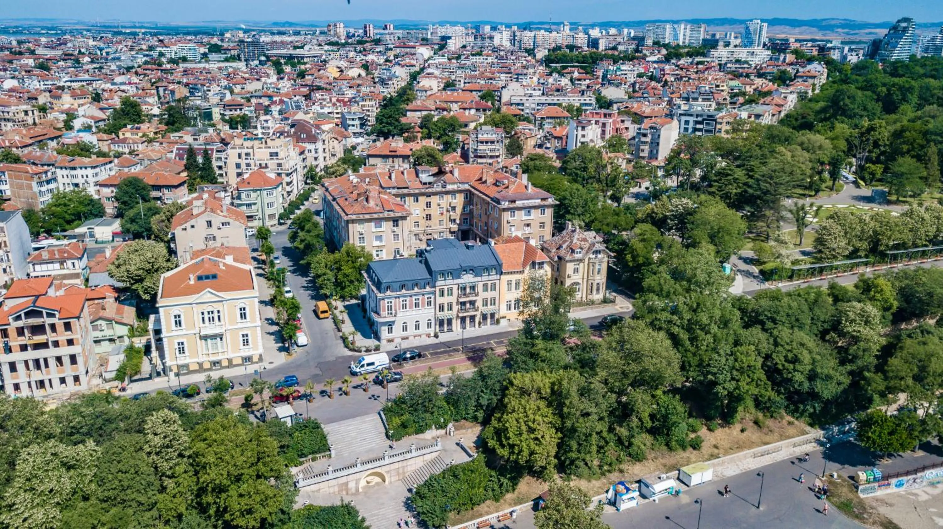 Bird's eye view in Villa Promenade