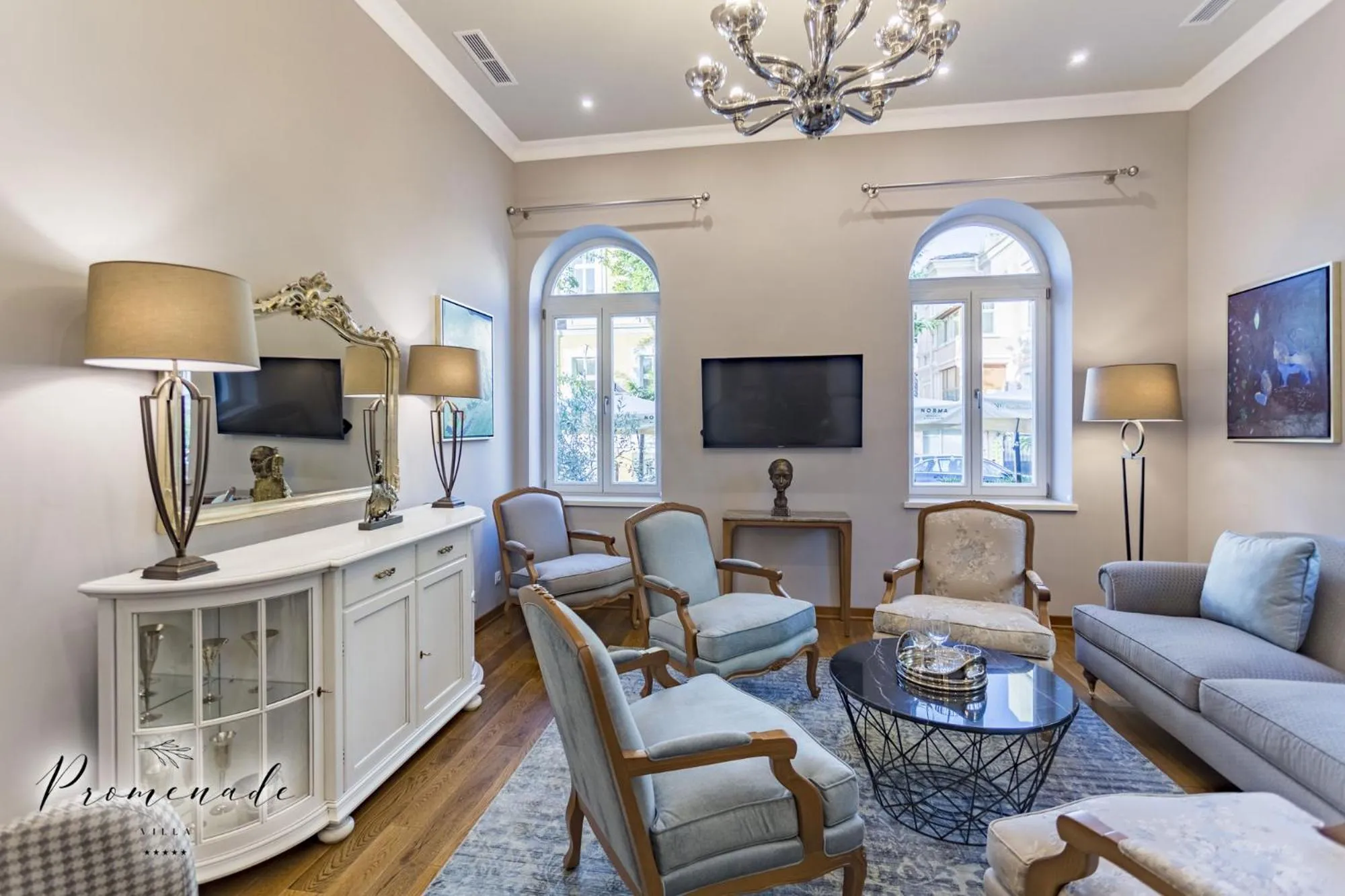 Living room in Villa Promenade
