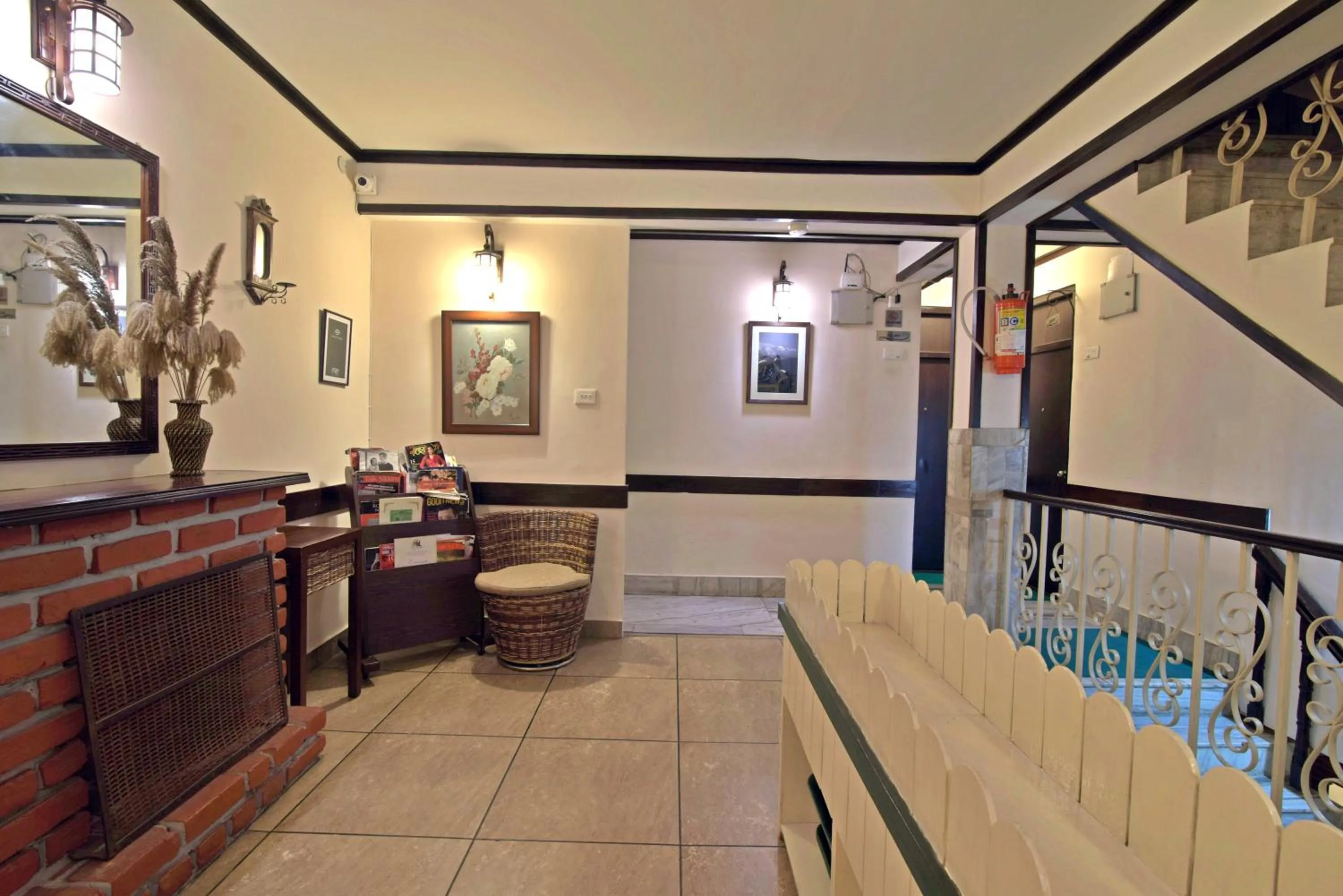 Seating area in The Nettle and Fern Hotel Gangtok
