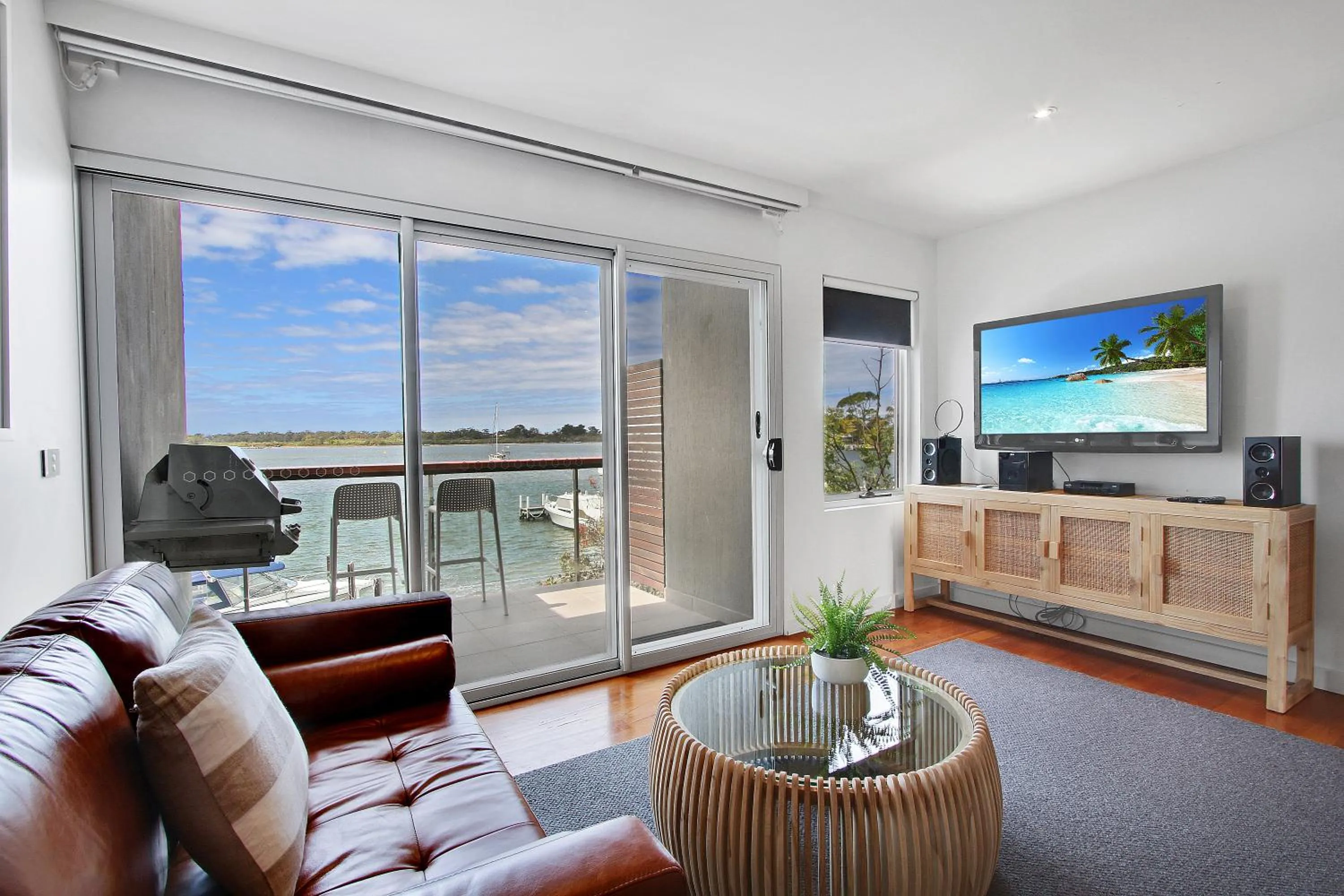 Living room in 5 Knots Metung