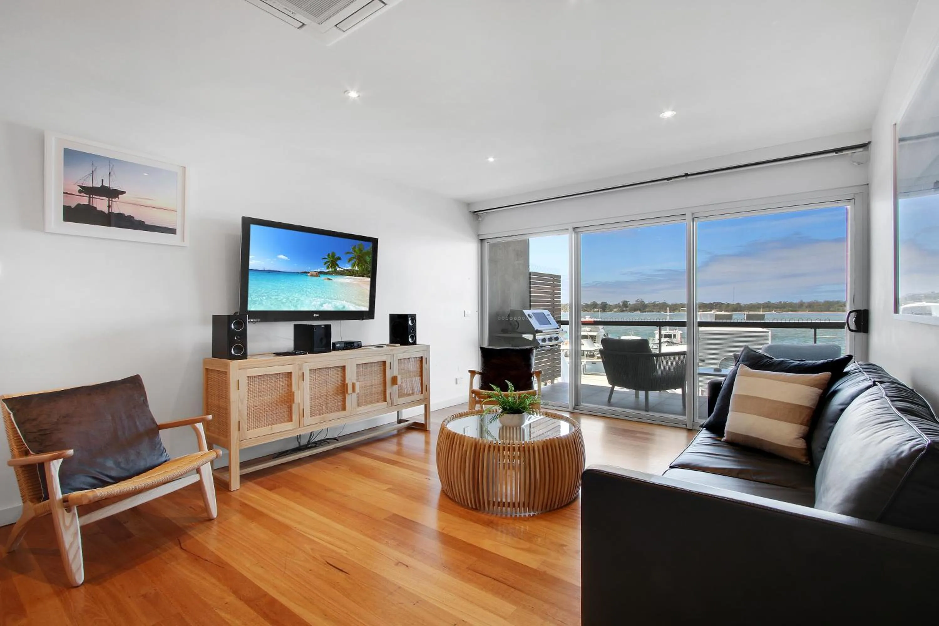 Living room in 5 Knots Metung