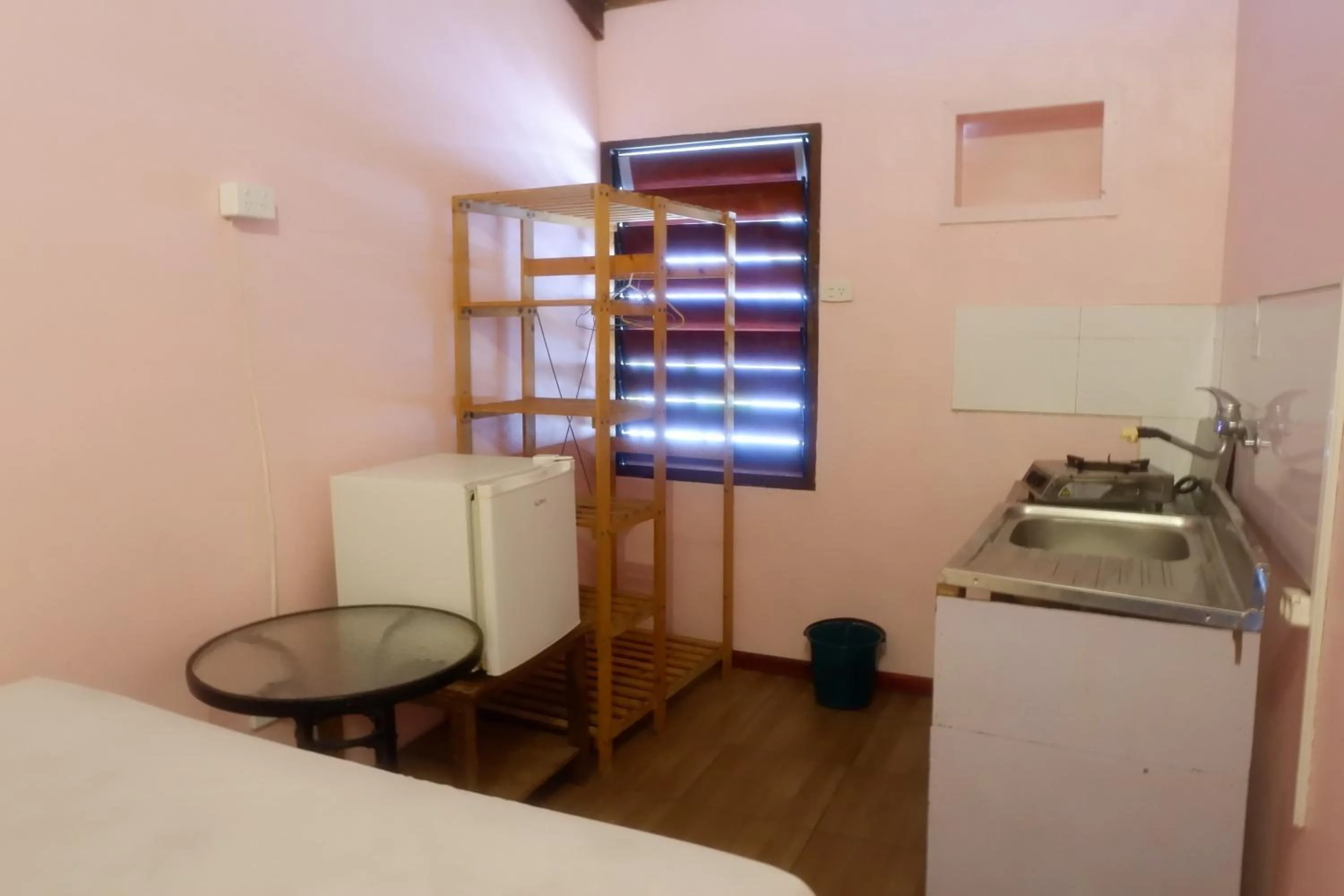 Bed in Bluepango Guest House