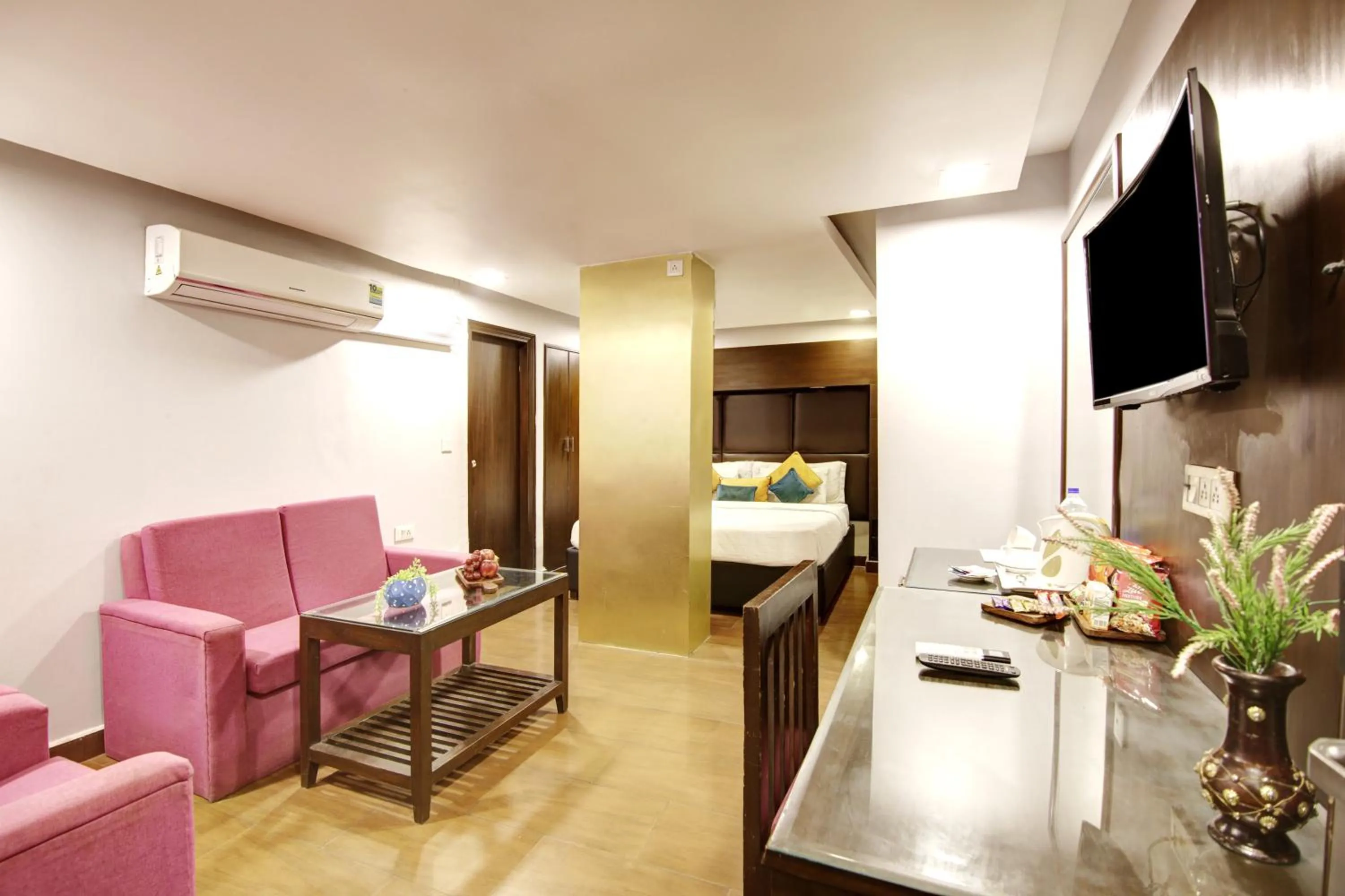 Seating area in Hotel BB Palace (A Family Hotel)