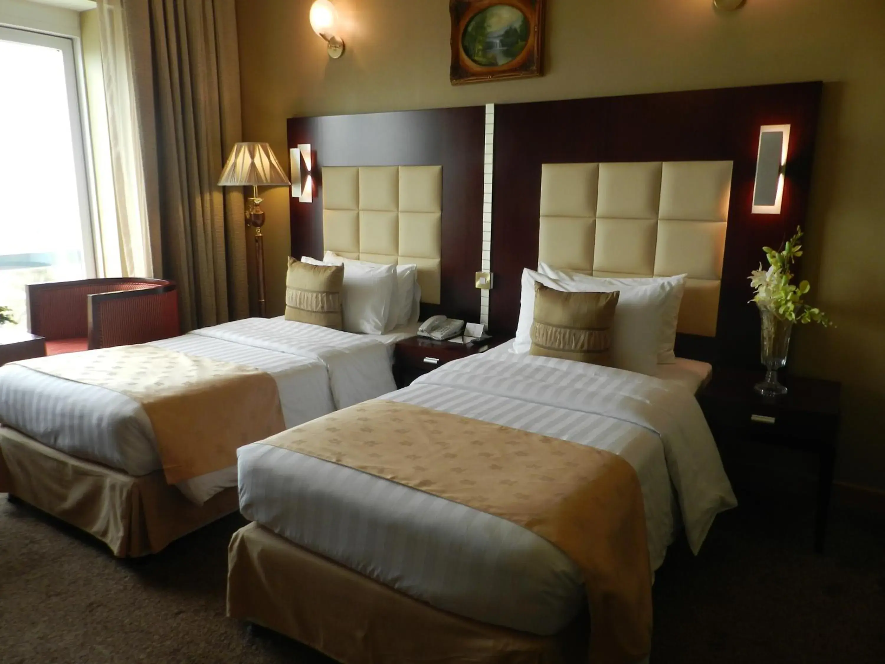 Bed in Sun & Sands Sea View Hotel Bed in Sun & Sands Sea View Hotel