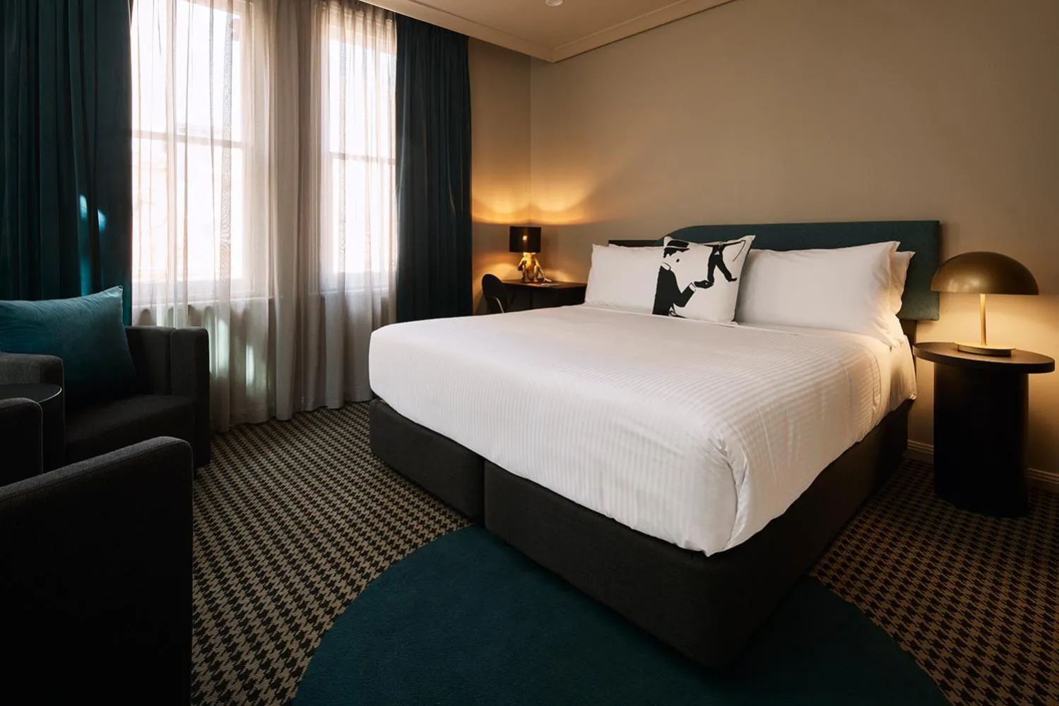 Bed in The Capitol Hotel Sydney