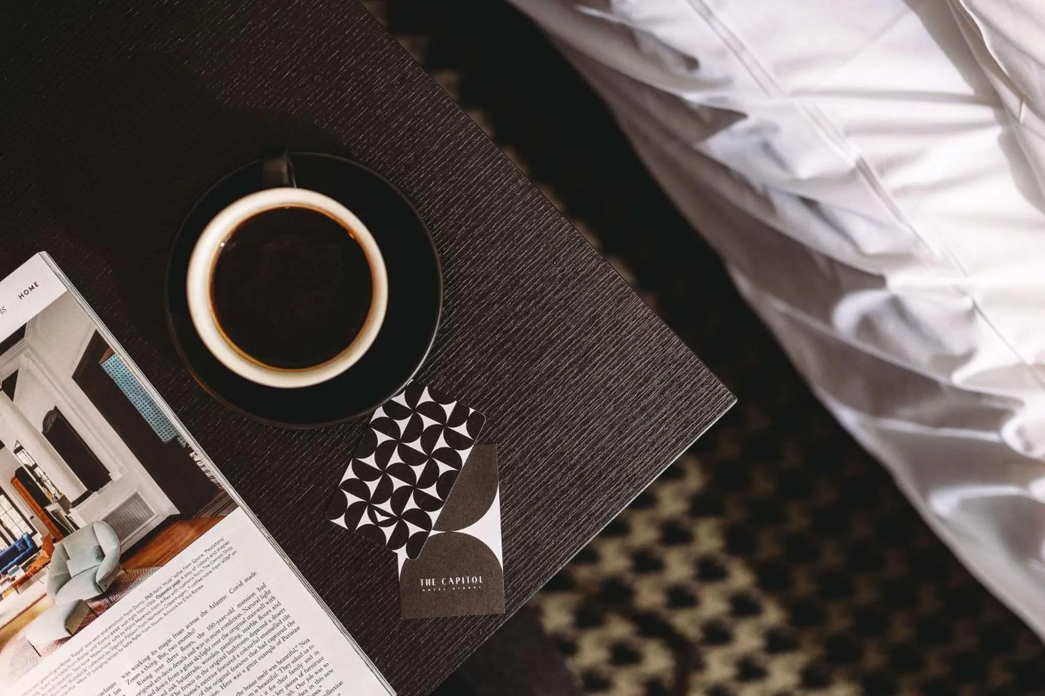 Bedroom, Bed in The Capitol Hotel Sydney