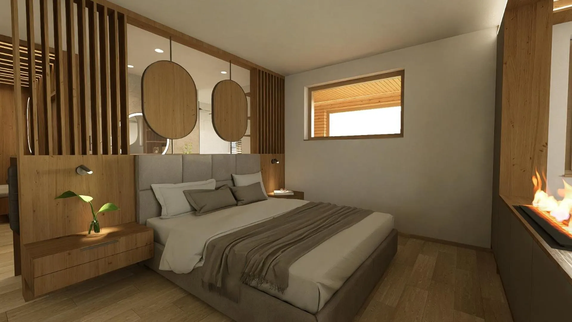 Bed in Hotel Bismarck