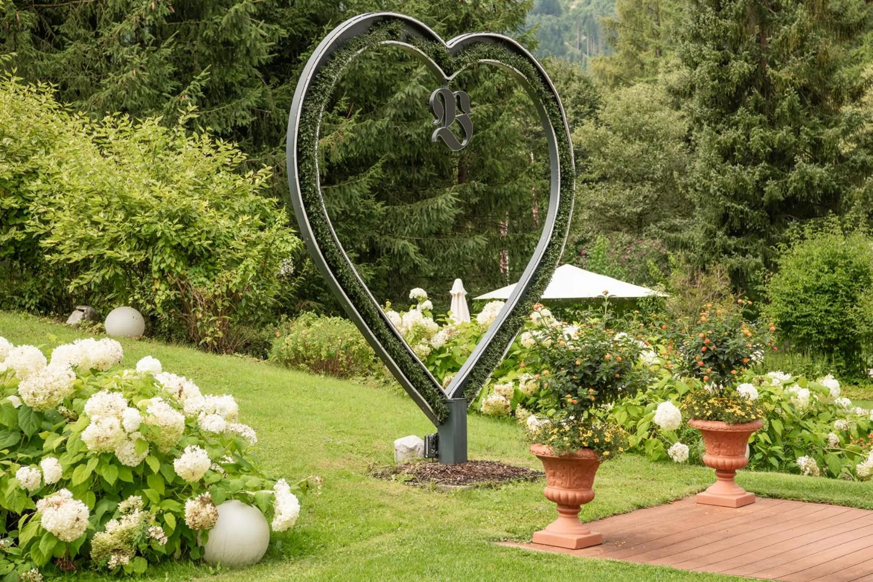 Garden in Hotel Bismarck