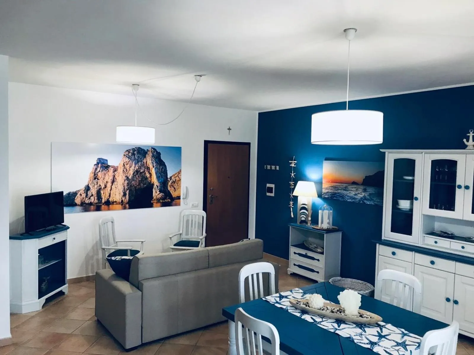 Living room in Appartamento BluOltreMare