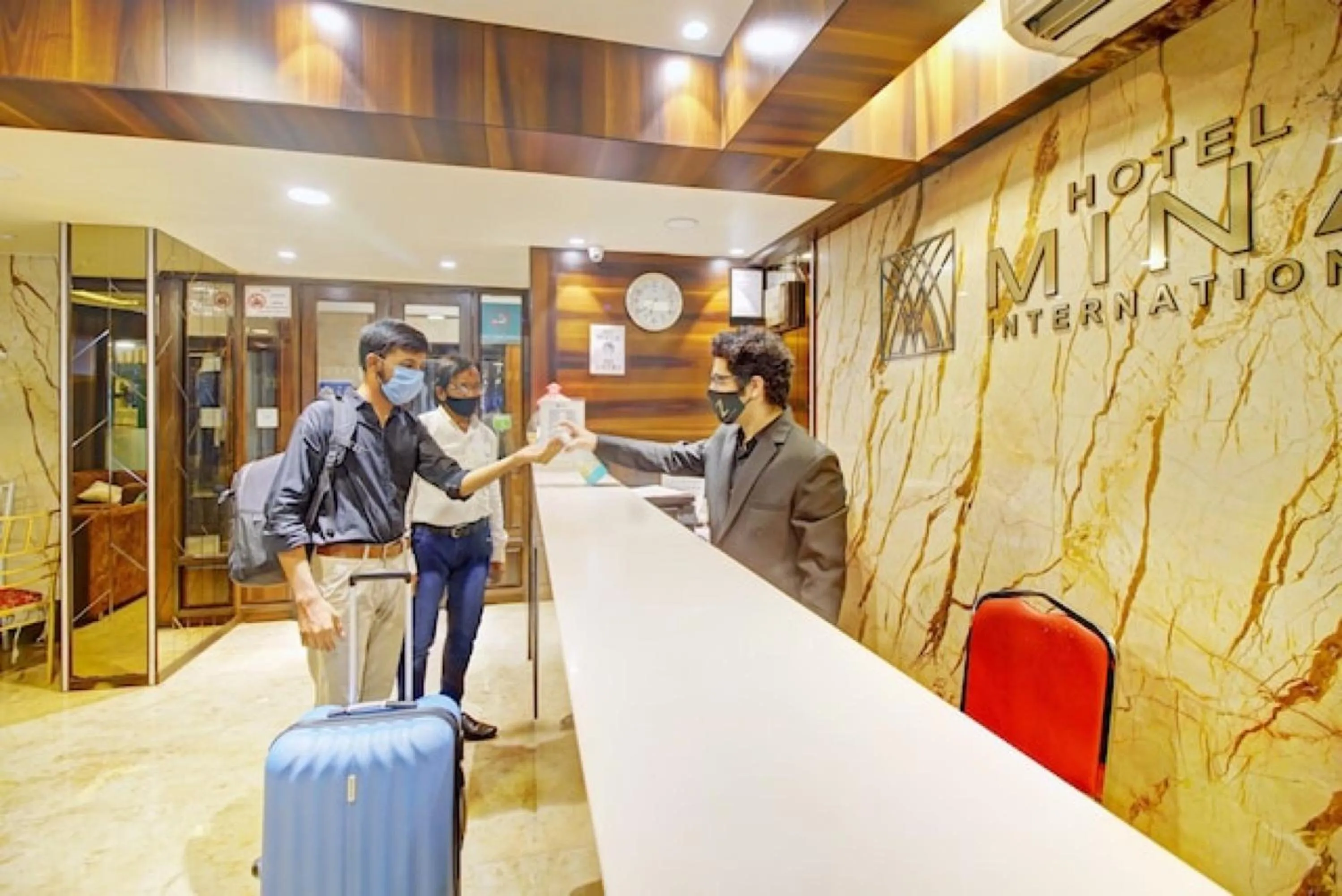 Lobby or reception in Hotel Mina International