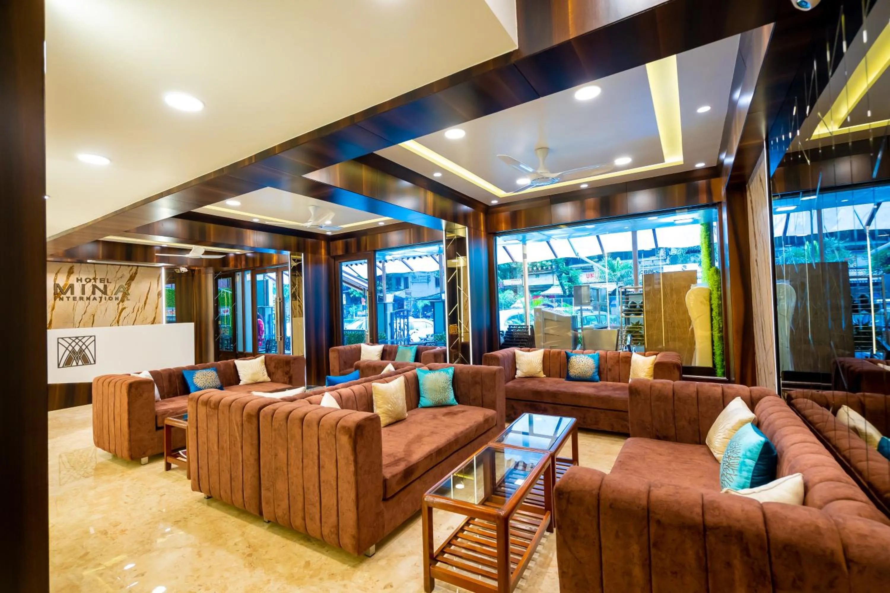 Lobby or reception in Hotel Mina International