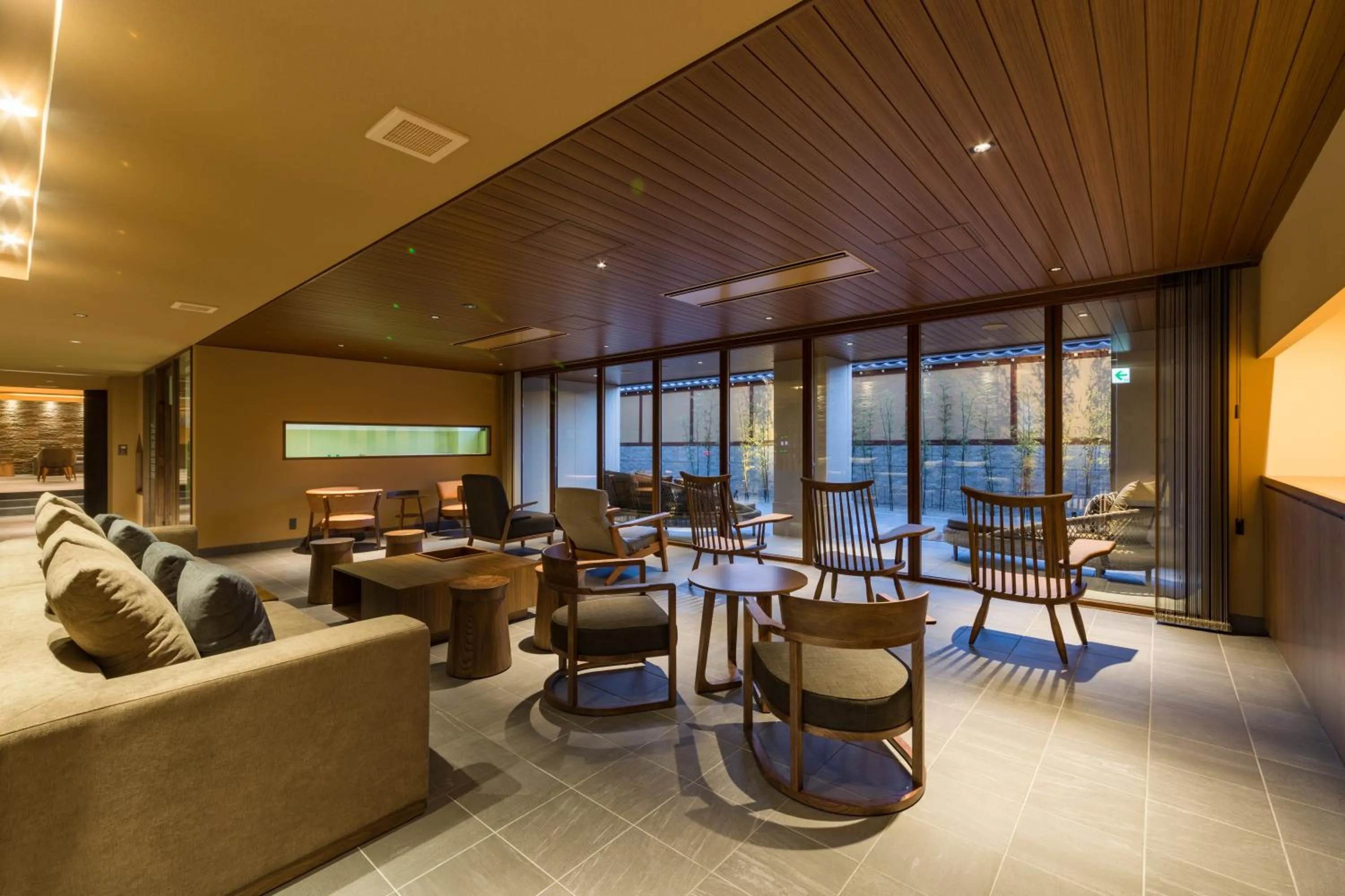 Seating area in Oike Hotel