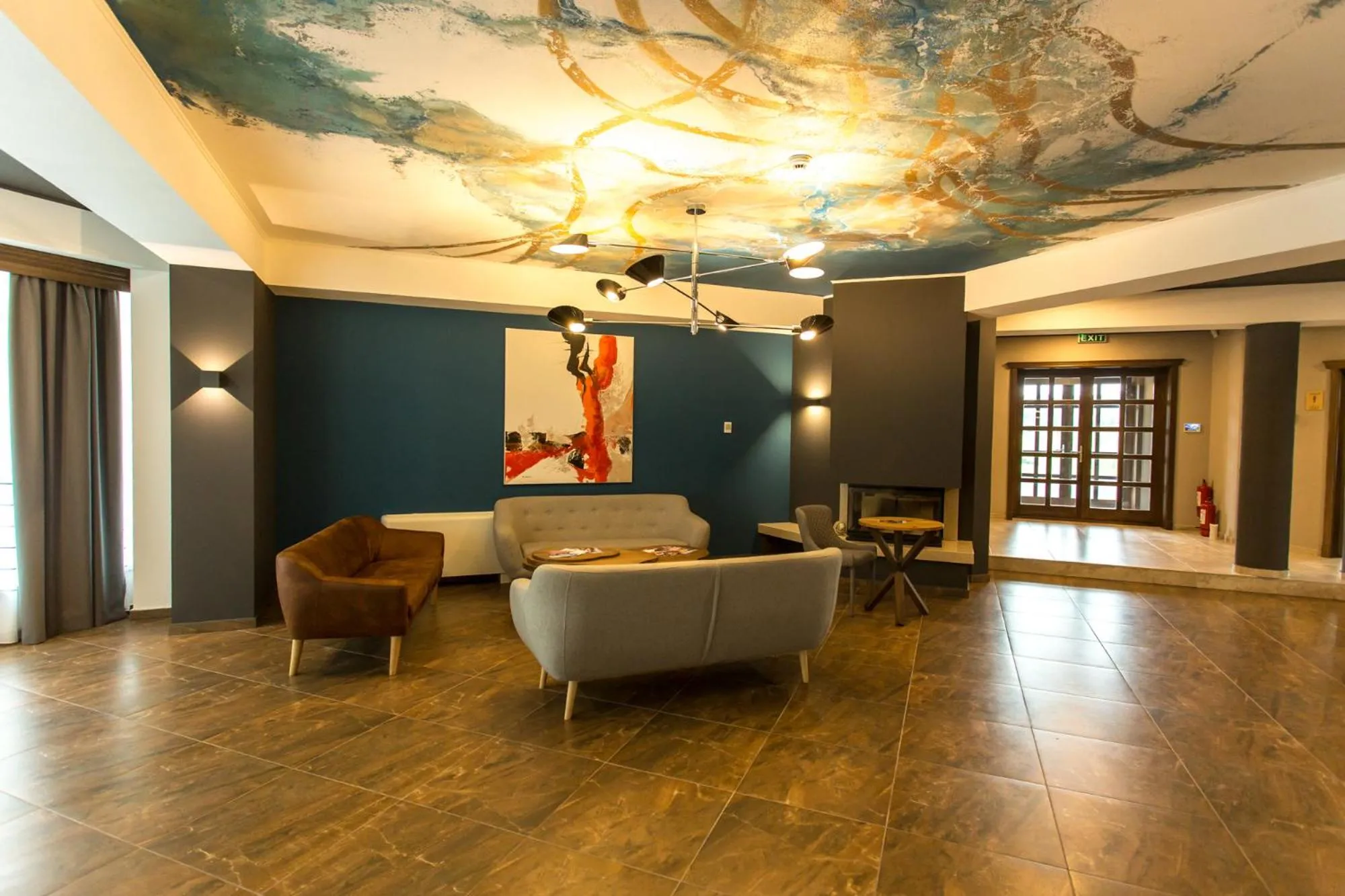 Living room in Panorama Boutique Hotel