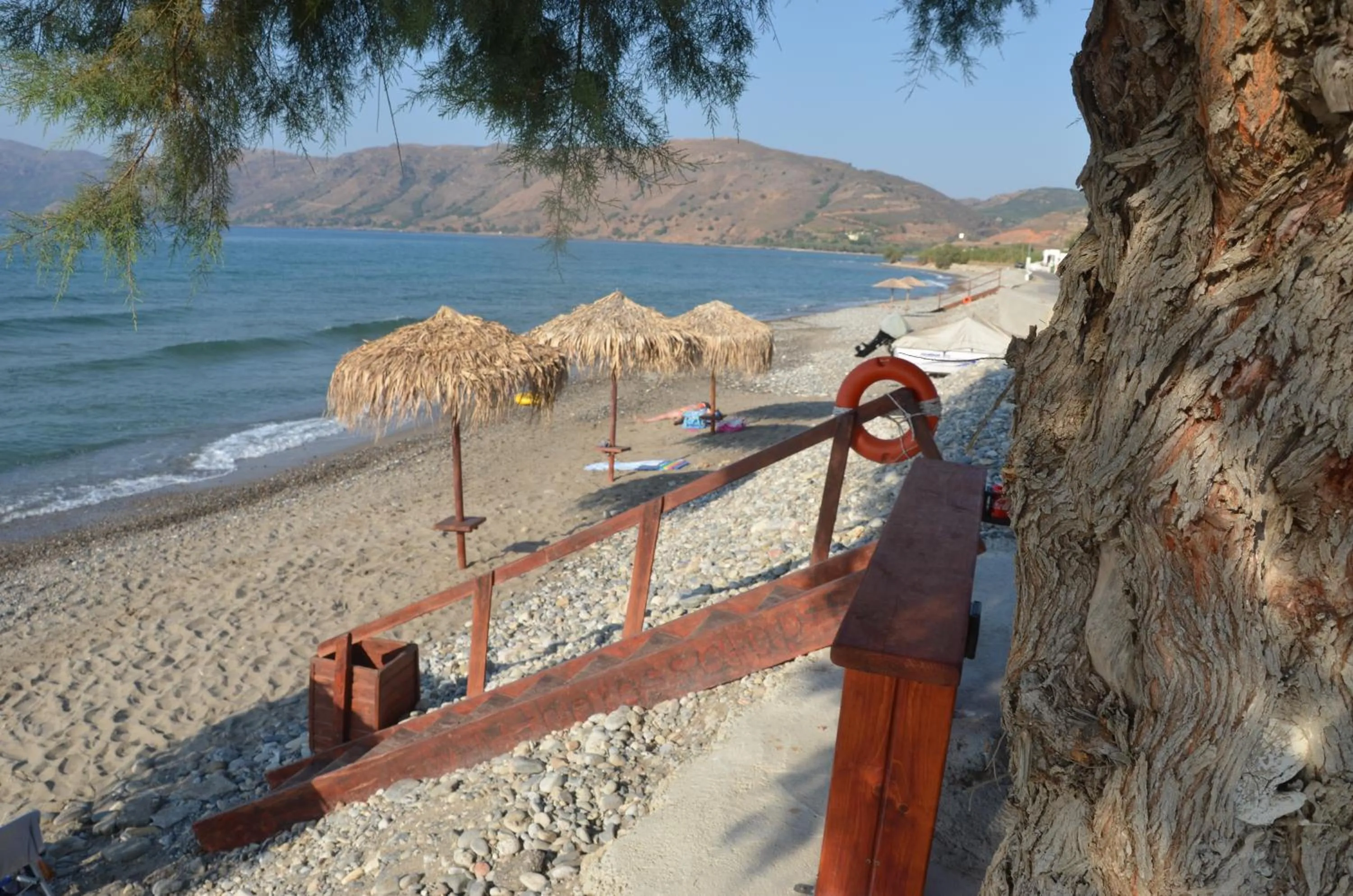 Beach in Thalassa Apartments