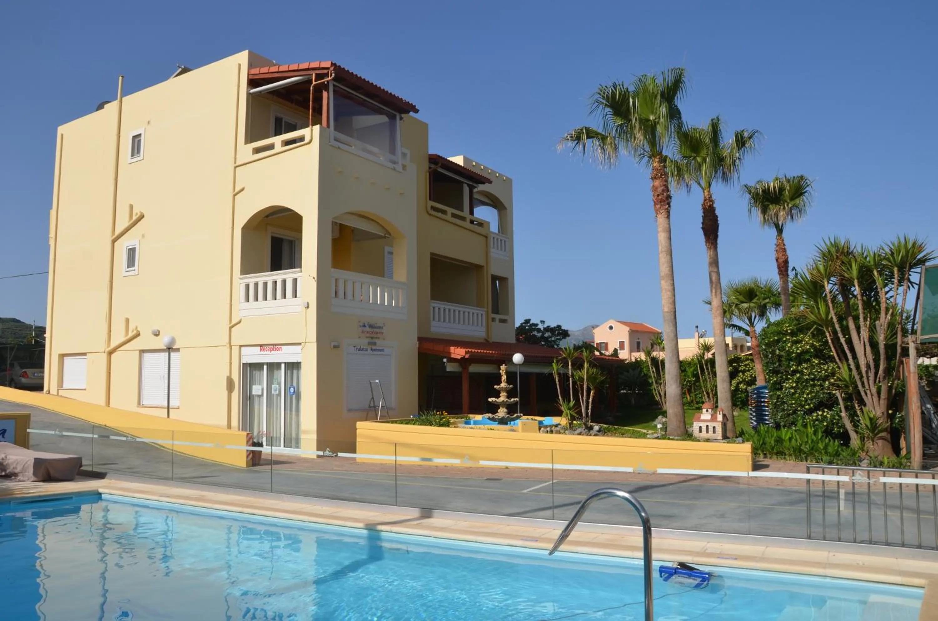 Facade/entrance in Thalassa Apartments