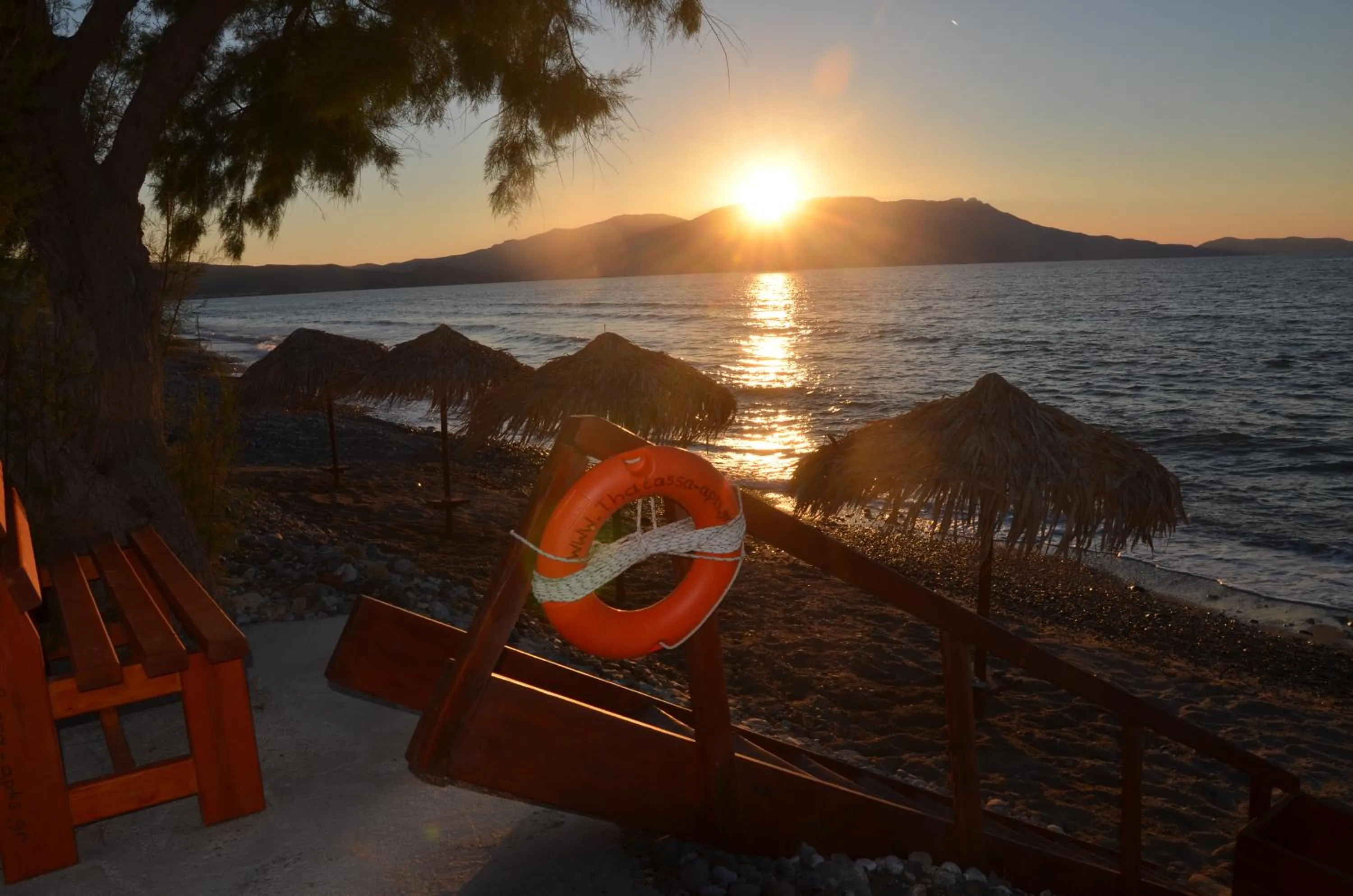 Beach in Thalassa Apartments