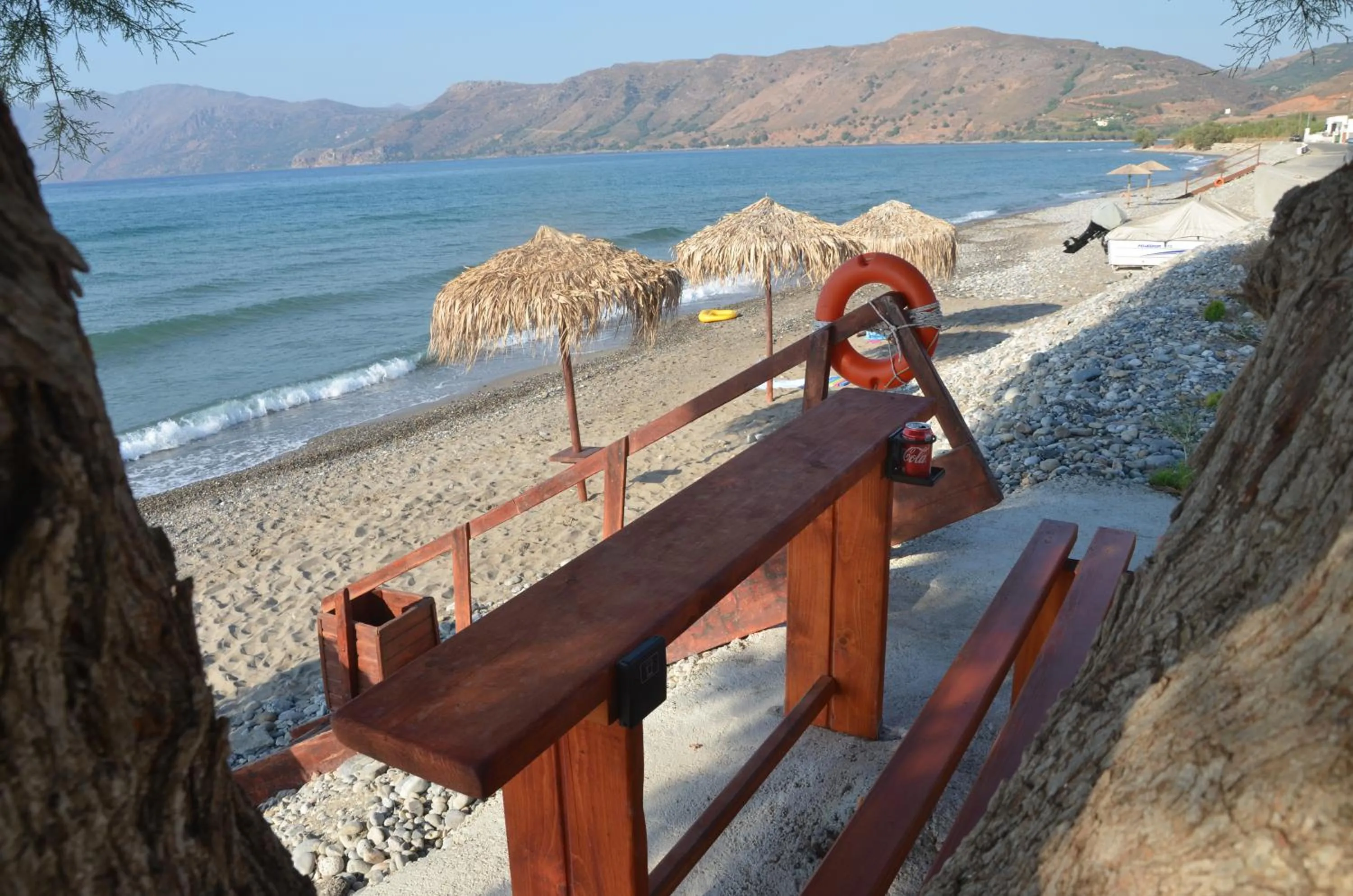 Beach in Thalassa Apartments