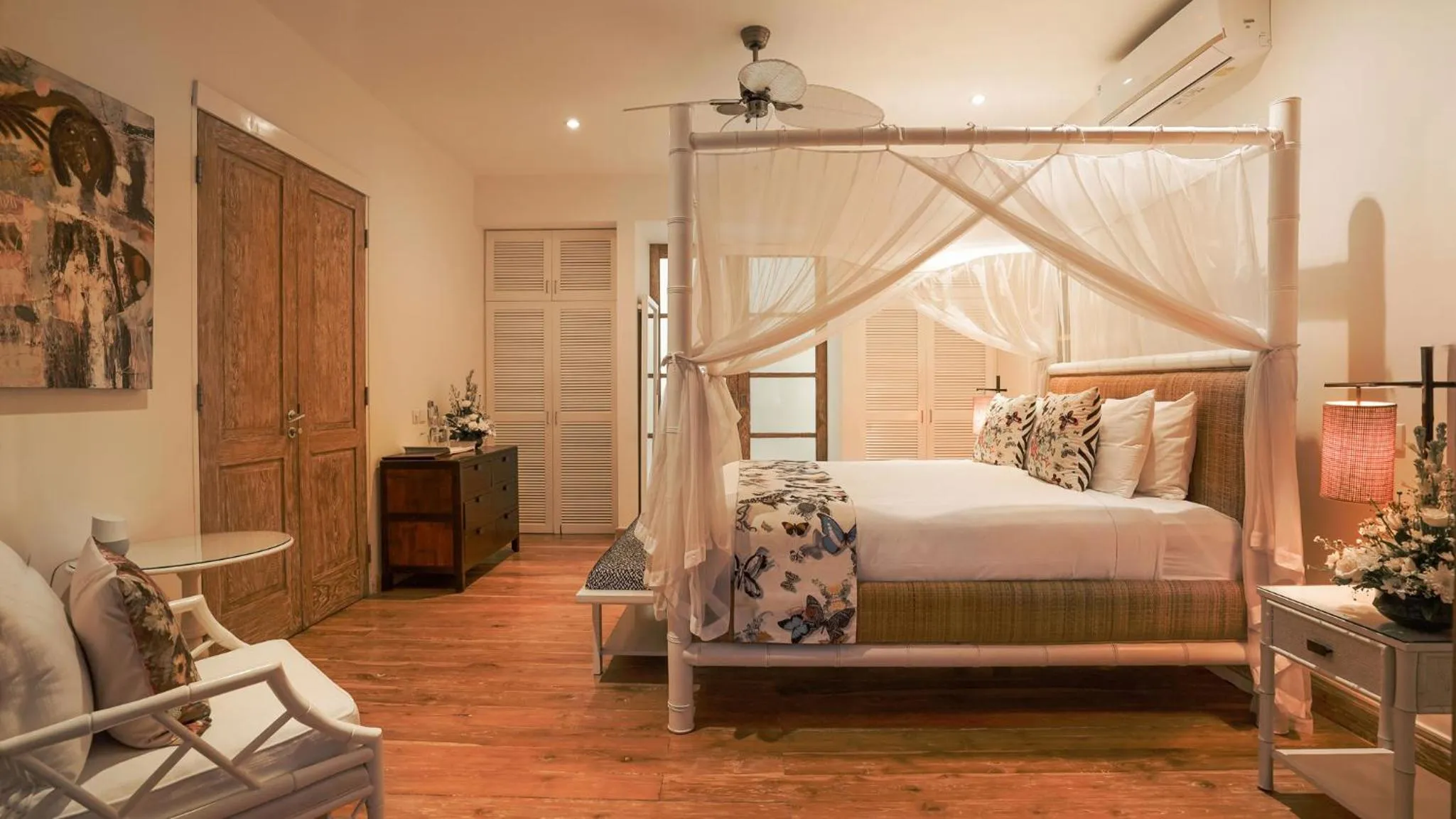 Bed in Villa Jajaliluna