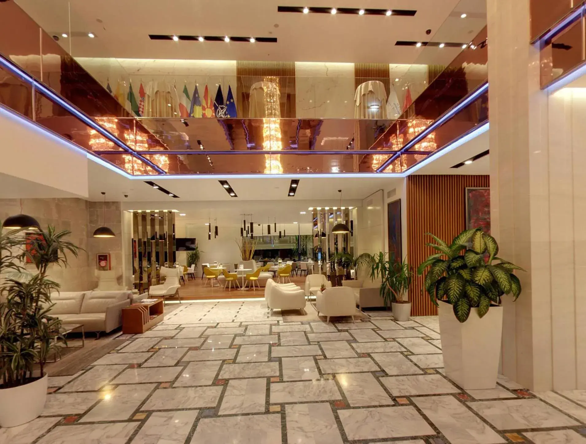 Lobby or reception in Tirana International Hotel & Conference Center Lobby or reception in Tirana International Hotel & Conference Center