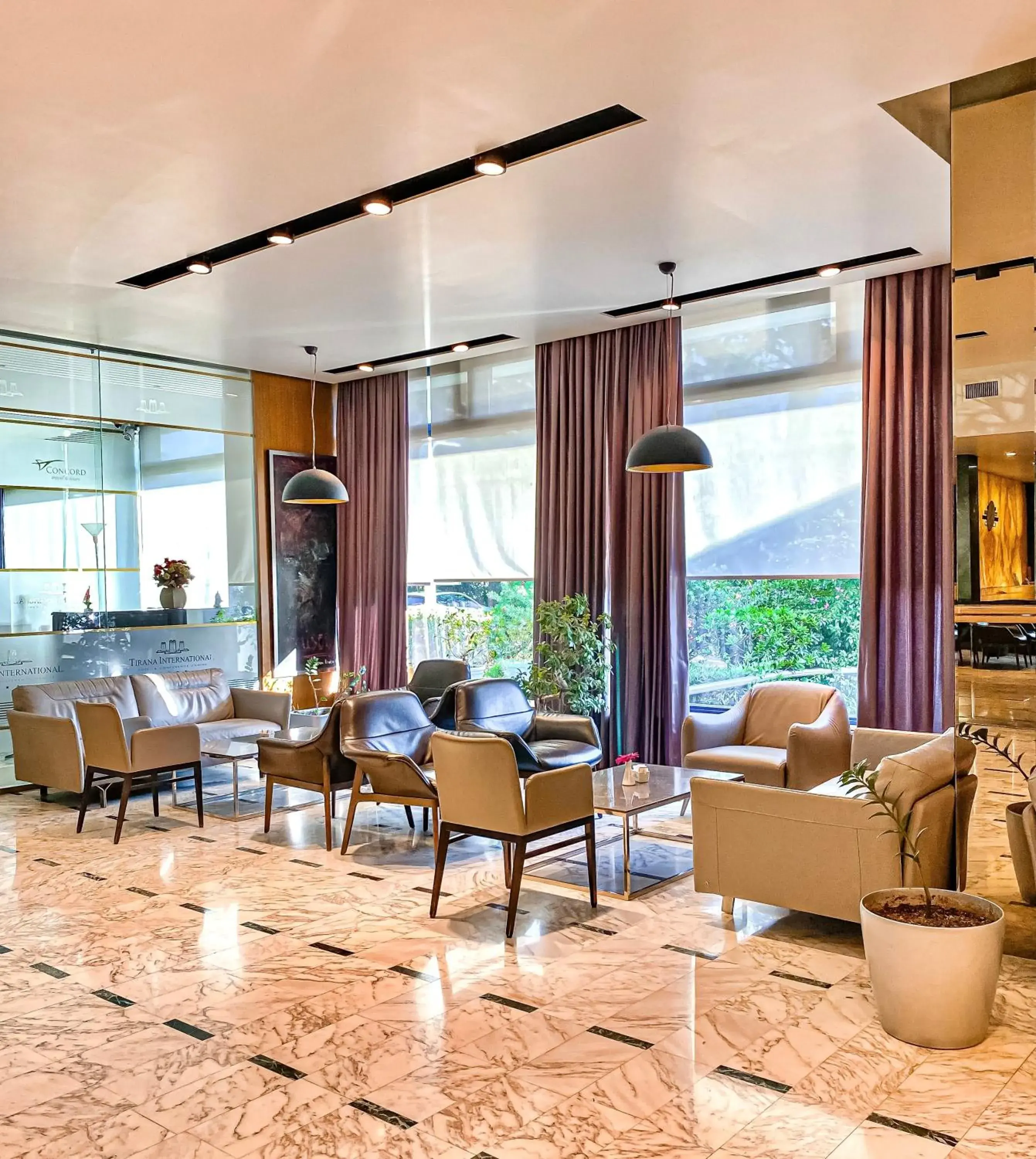 Lobby or reception in Tirana International Hotel & Conference Center Lobby or reception in Tirana International Hotel & Conference Center