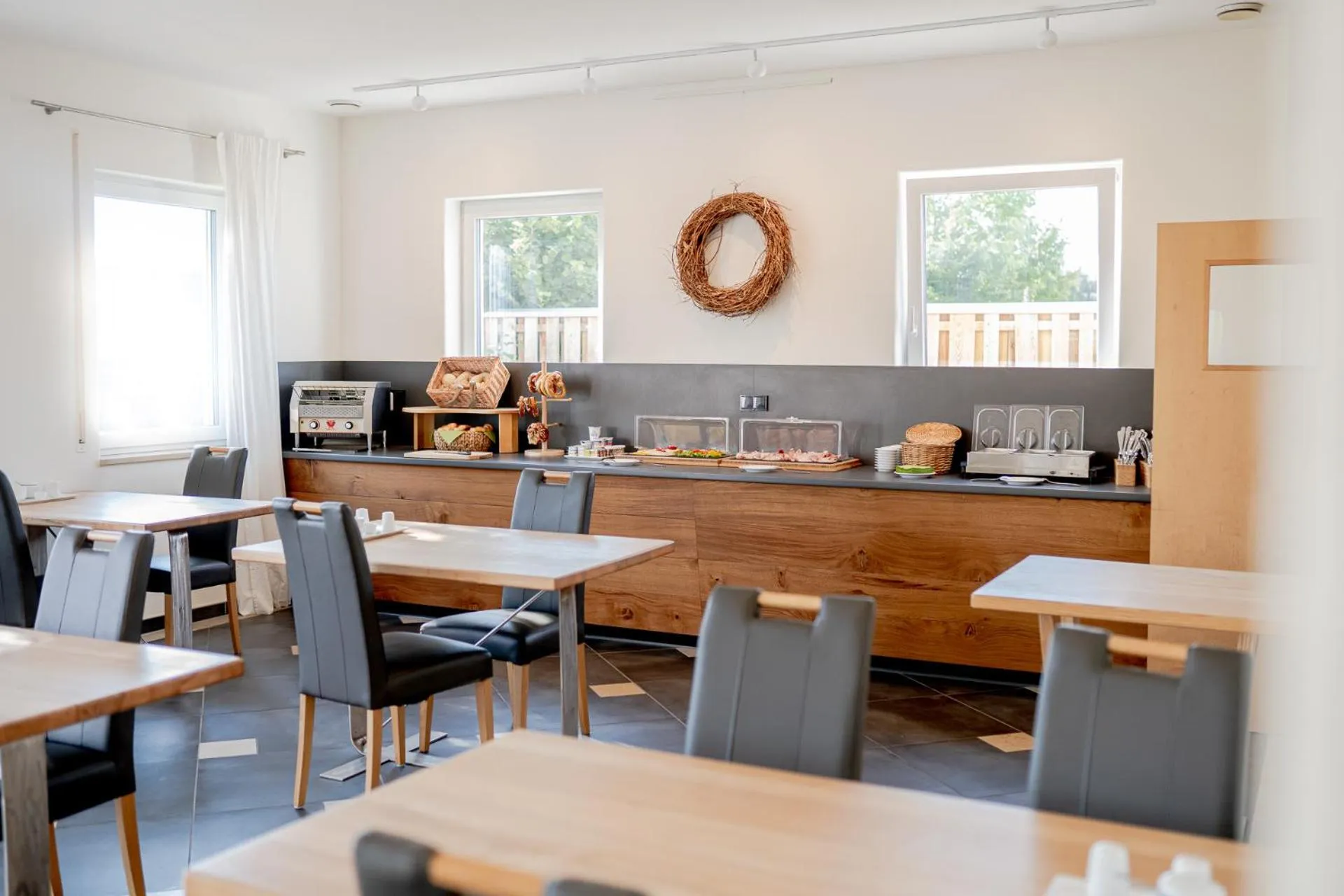 Buffet breakfast in Hotel Donau-Ries