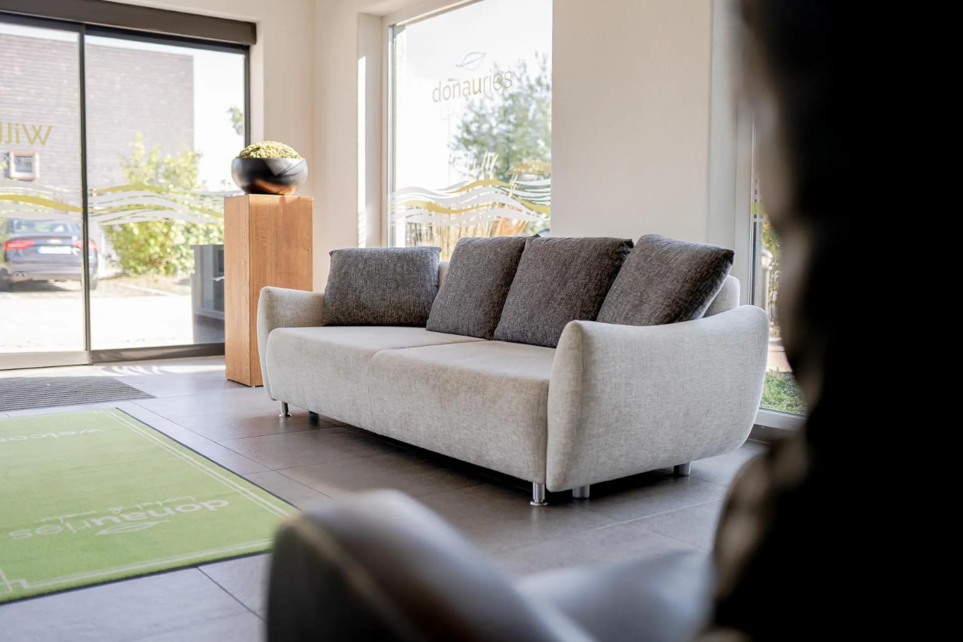 Seating area in Hotel Donau-Ries