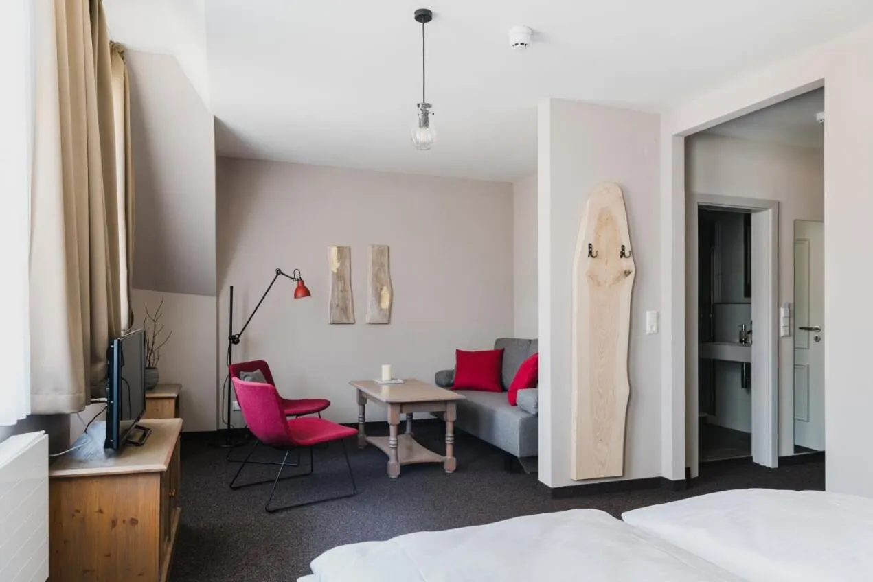 Photo of the whole room, Bed in Hotel Villa Bodeblick