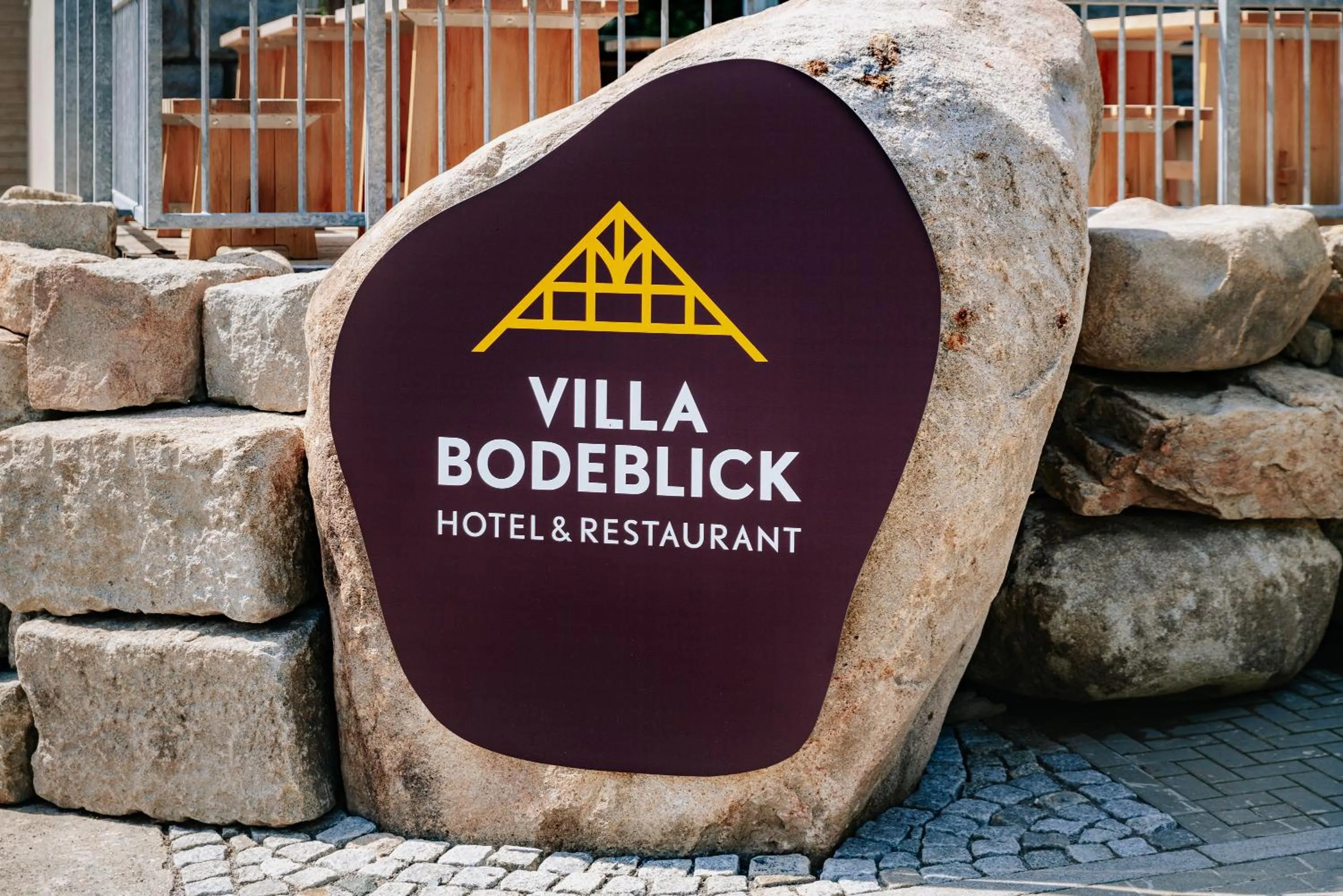 Property logo or sign in Hotel Villa Bodeblick