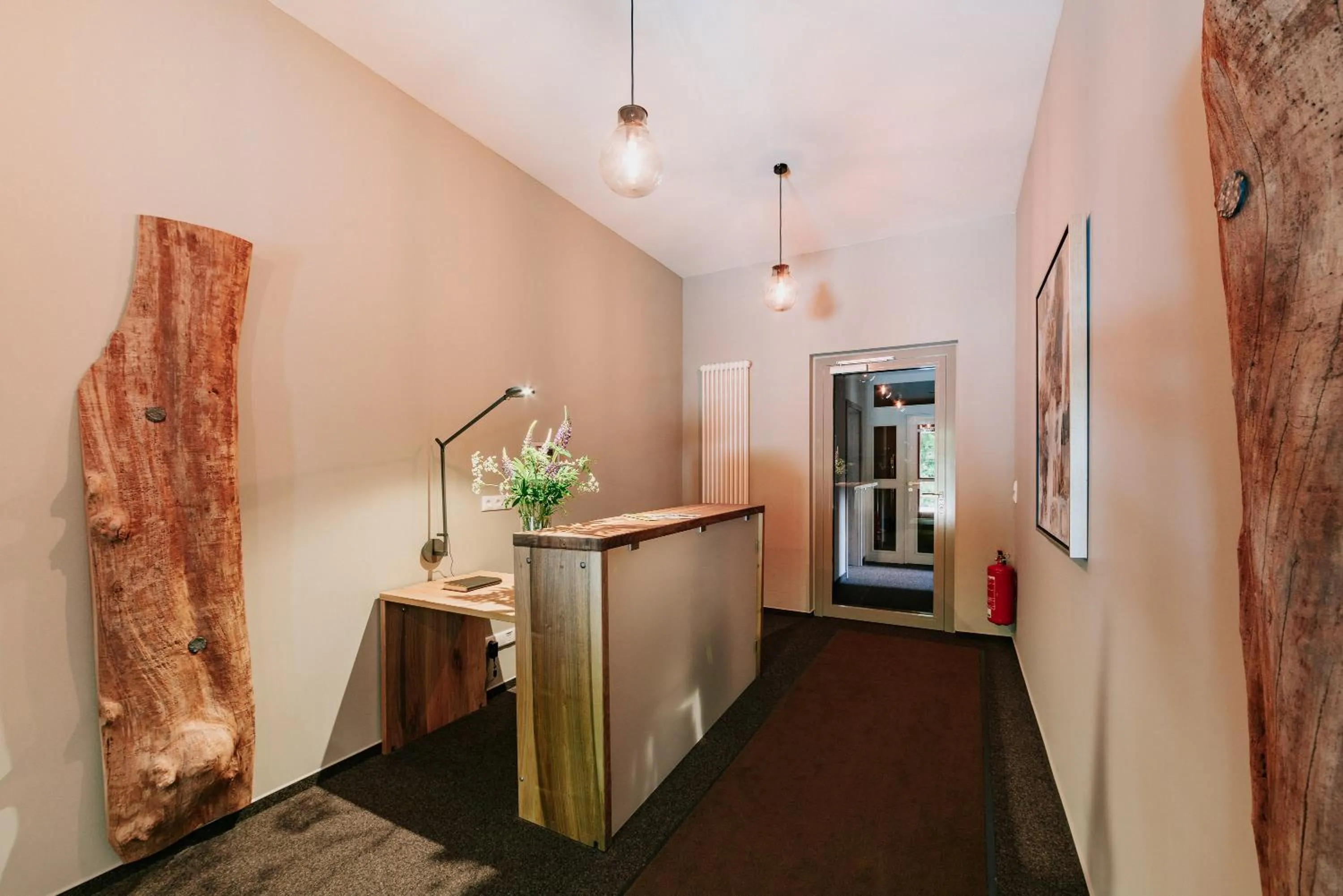 Lobby or reception in Hotel Villa Bodeblick