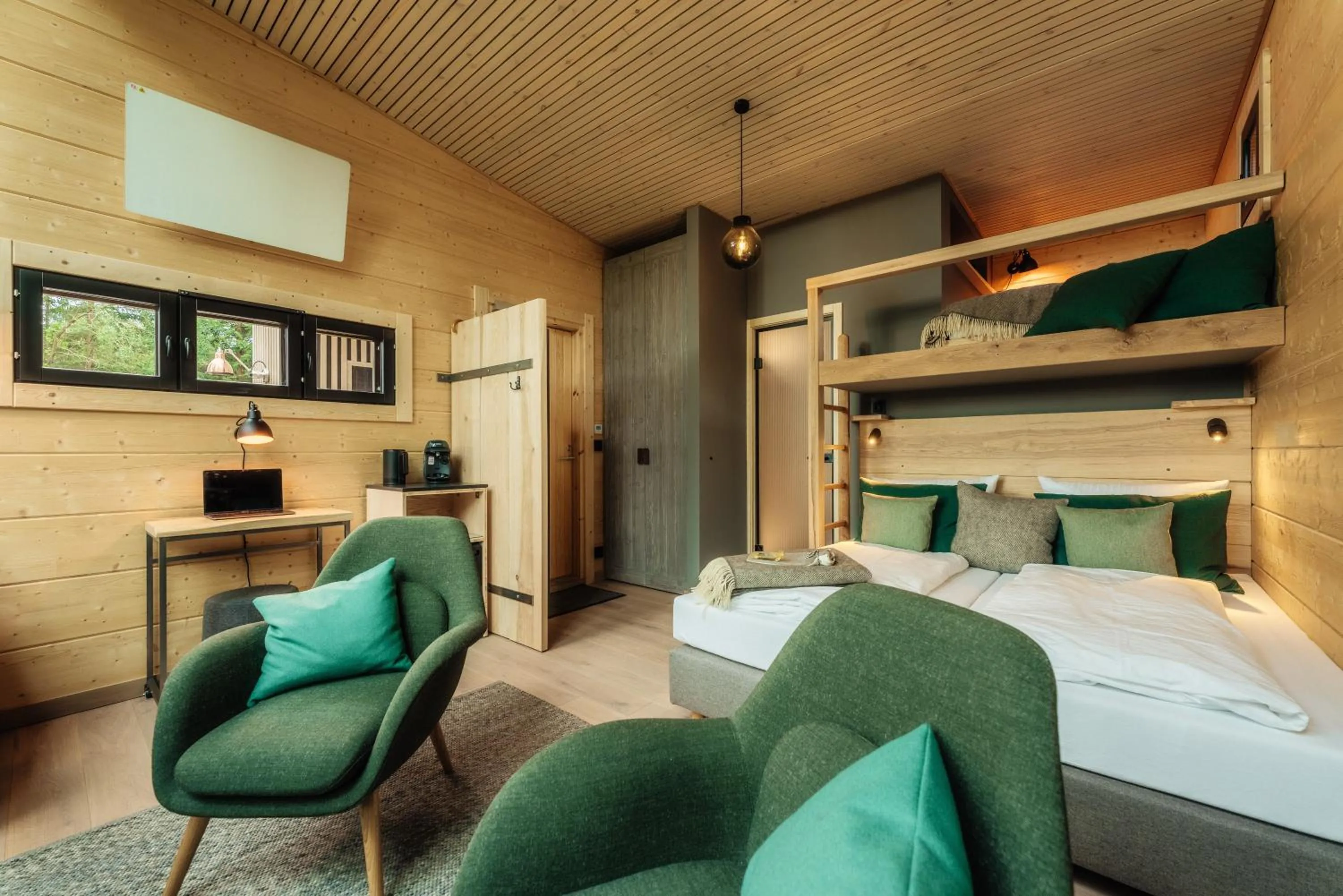 Bed in Hotel Villa Bodeblick