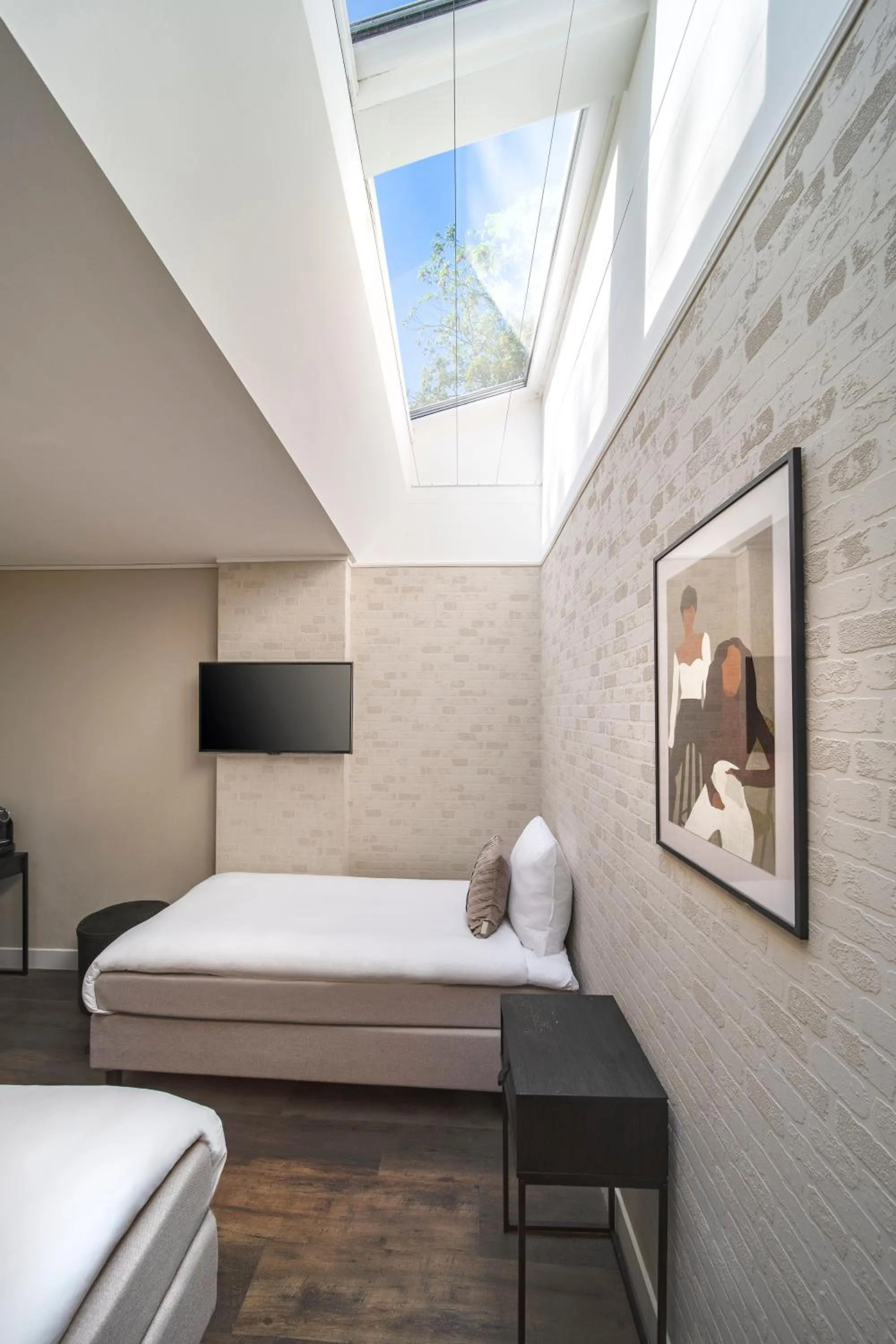 Bed in Hotel Atlantis Amsterdam