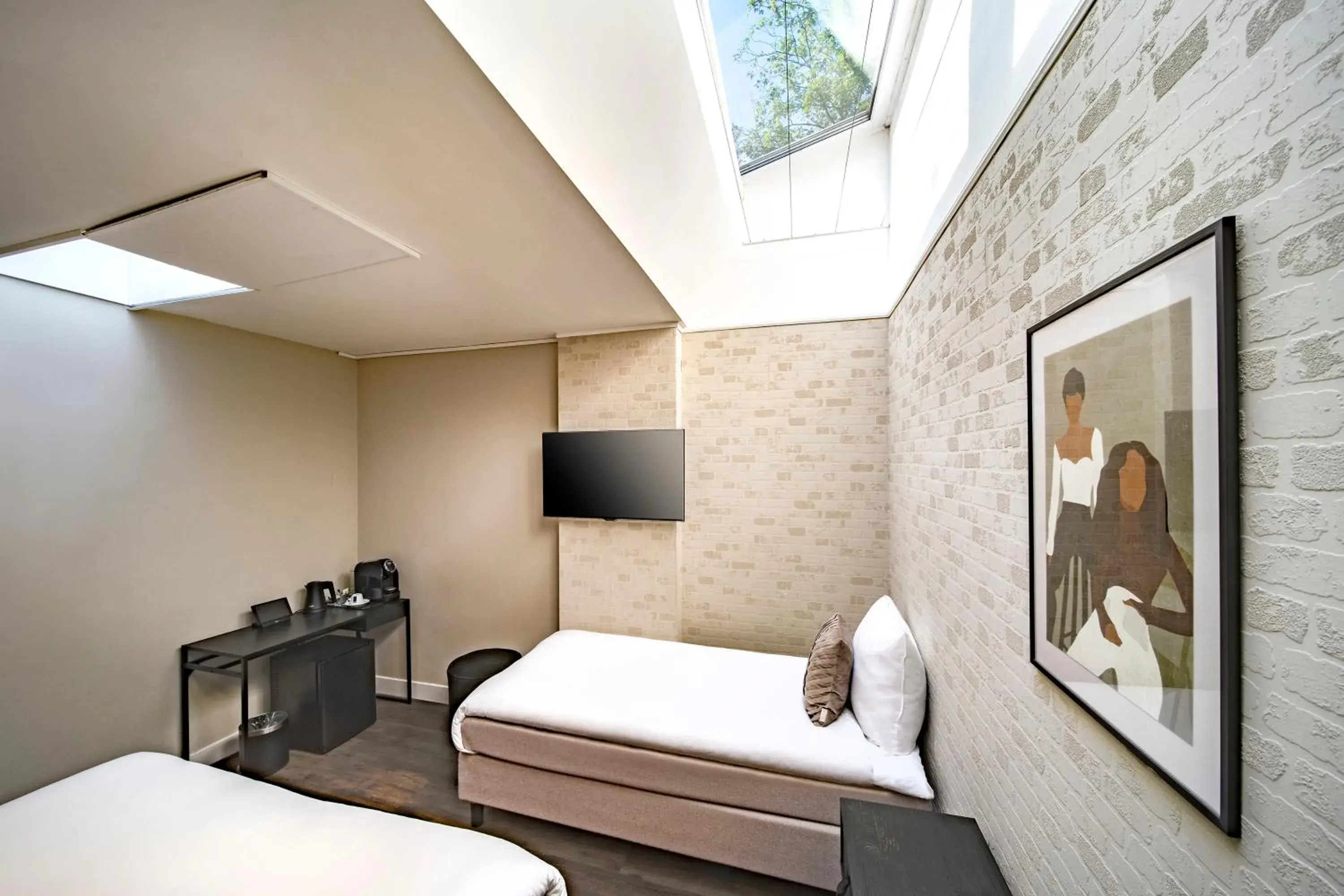 Bed in Hotel Atlantis Amsterdam Bed in Hotel Atlantis Amsterdam