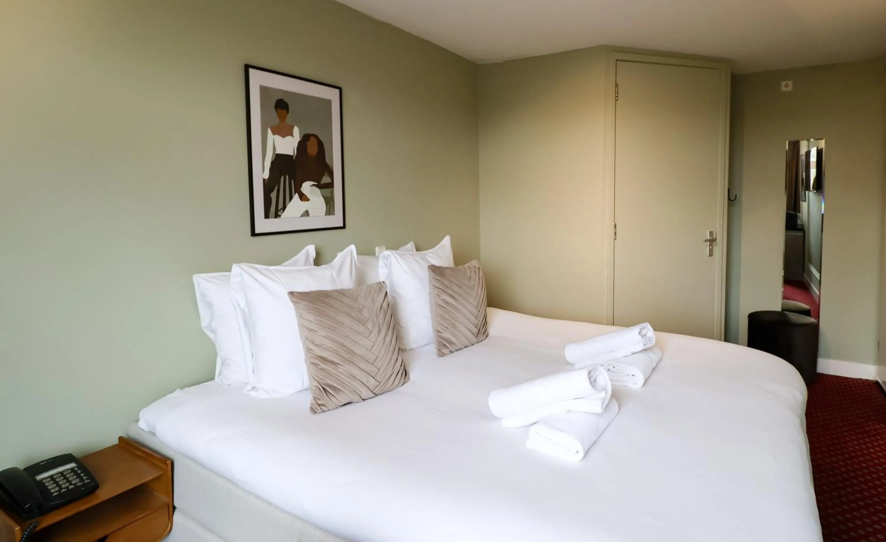 Bed in Hotel Atlantis Amsterdam