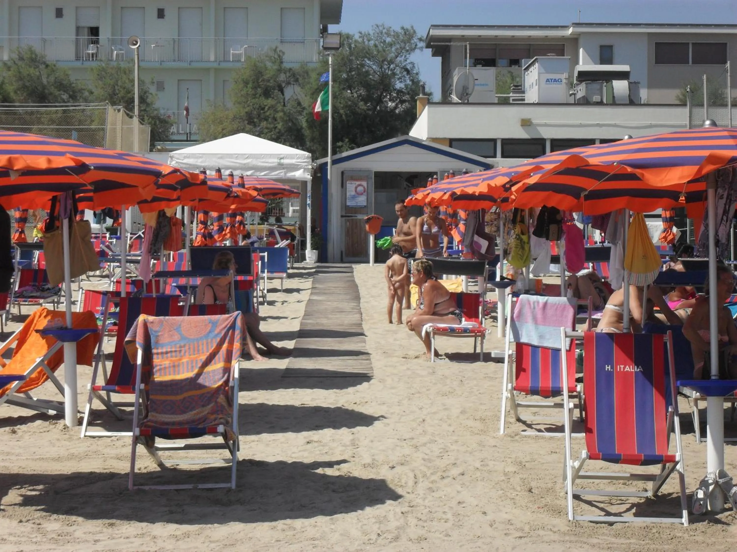 Beach in Hotel Italia