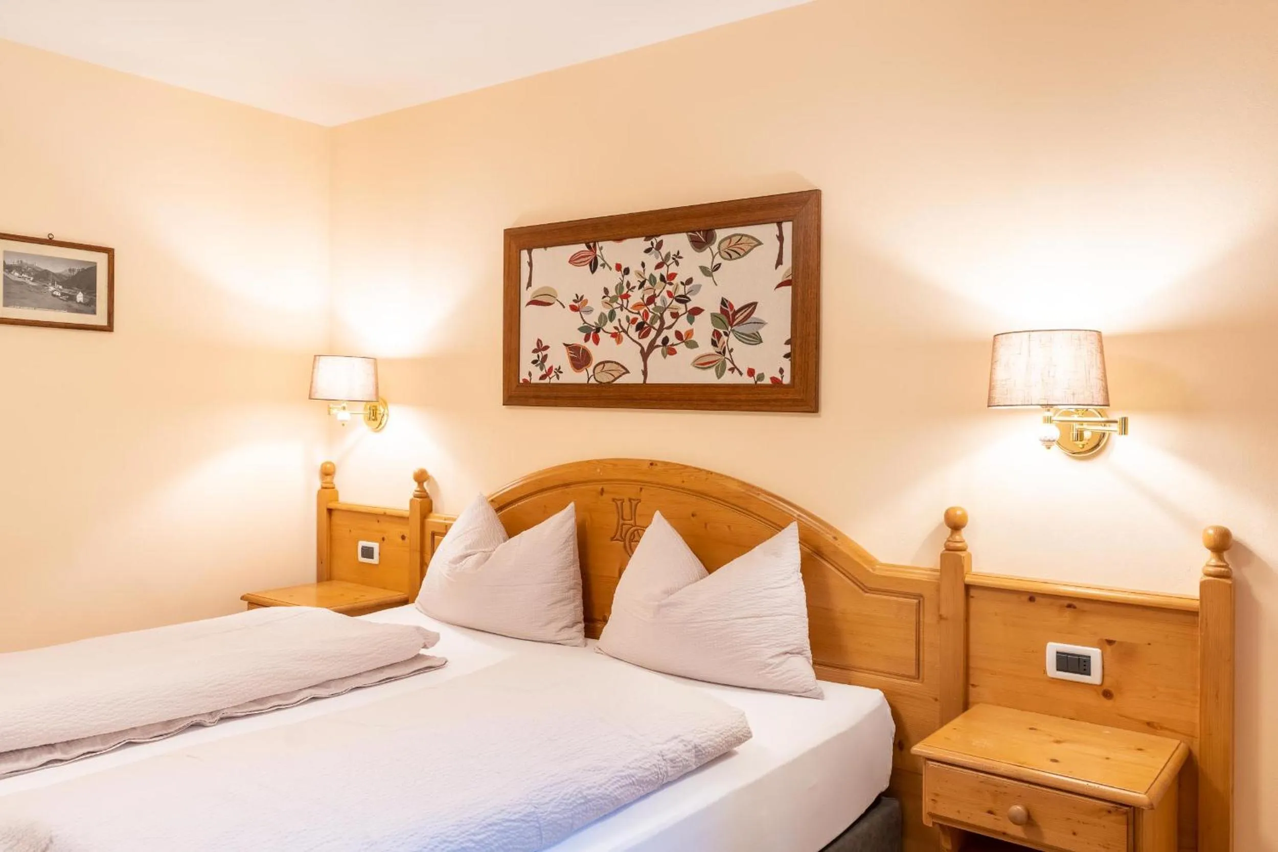 Winter, Bed in Albergo Conturina