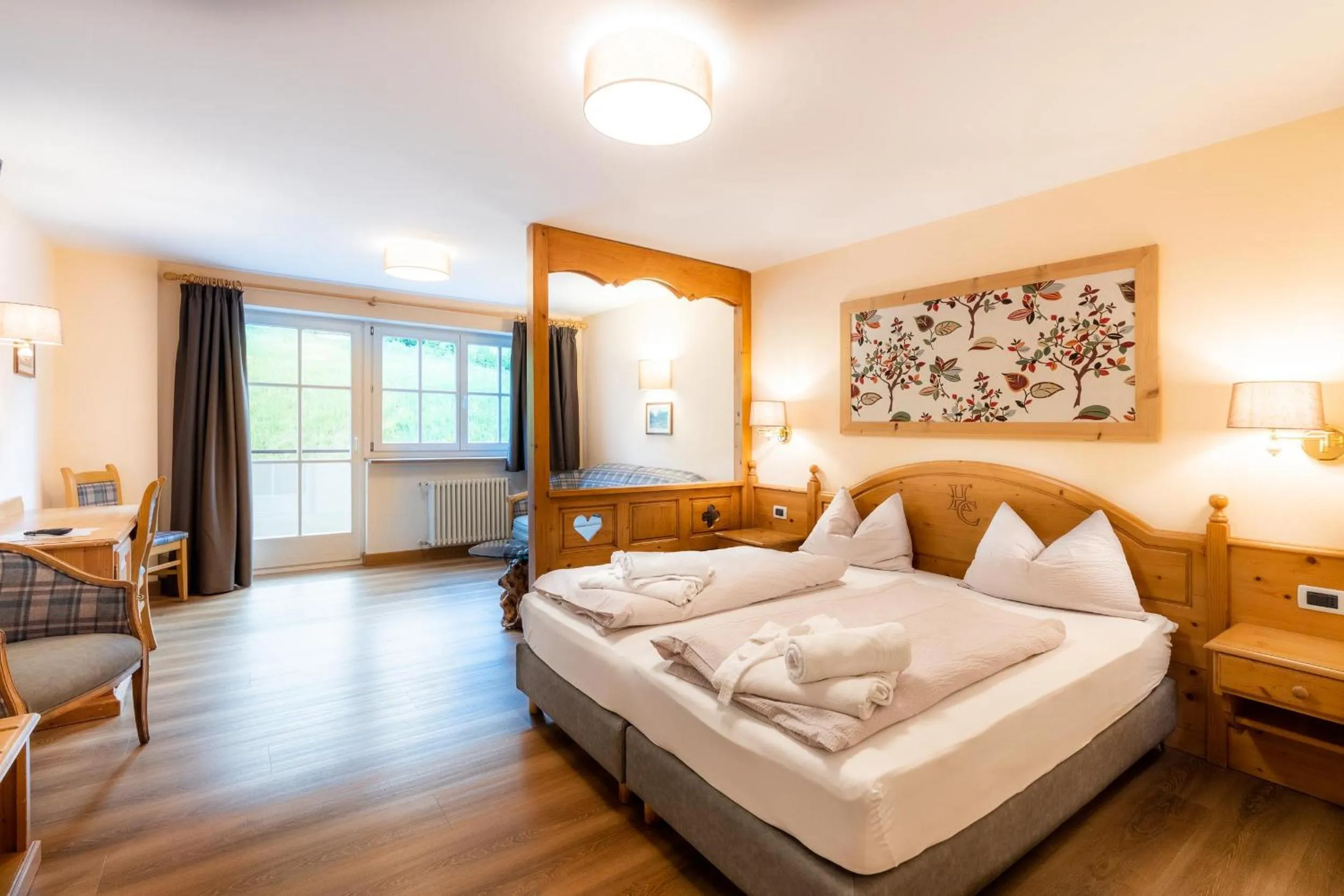 Winter, Bed in Albergo Conturina