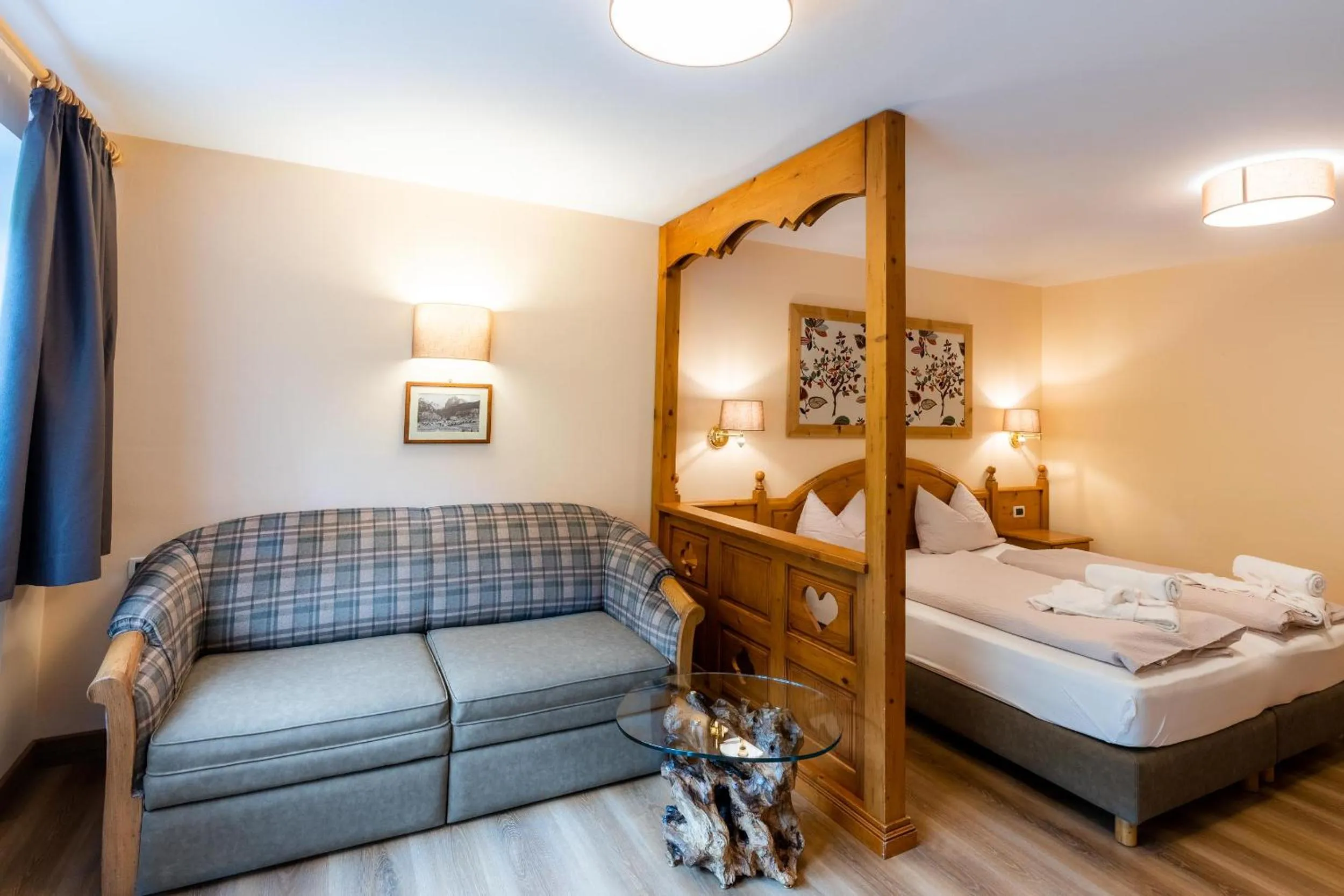 Winter, Bed in Albergo Conturina