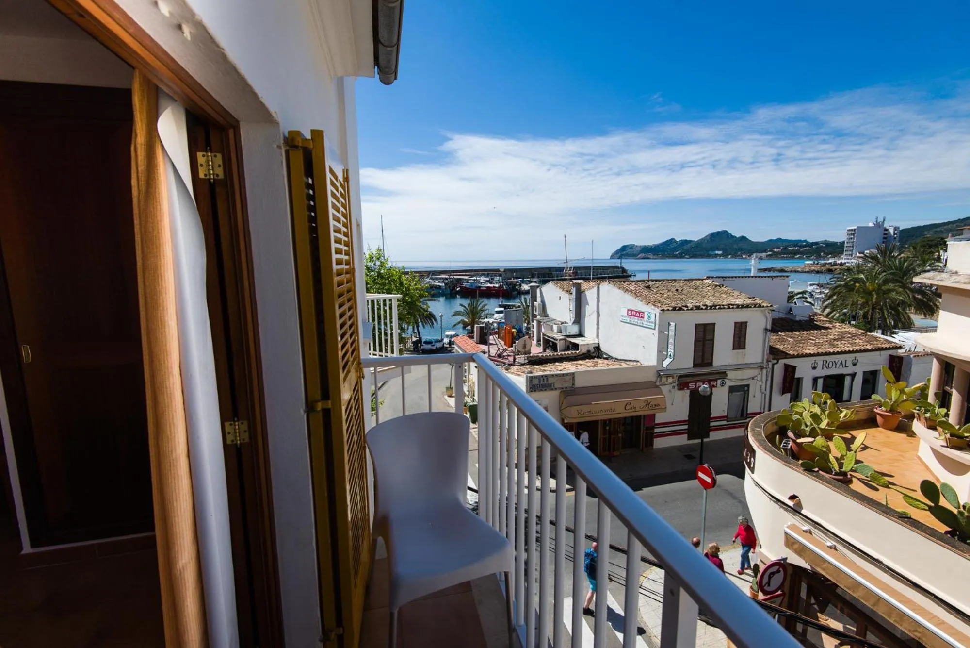 Balcony/Terrace in Hostal Cala Ratjada