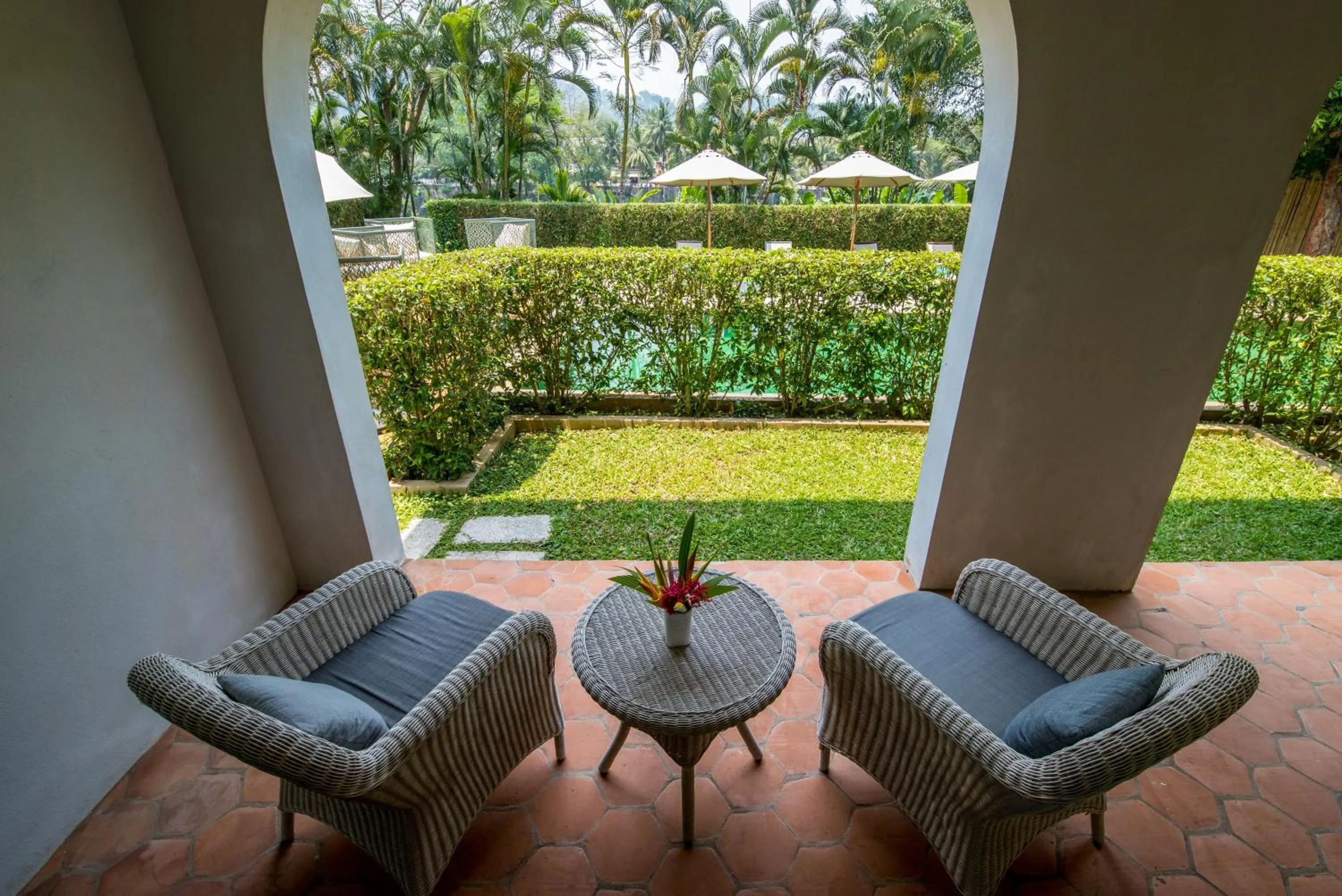 Balcony/Terrace in The Apsara Rive Droite