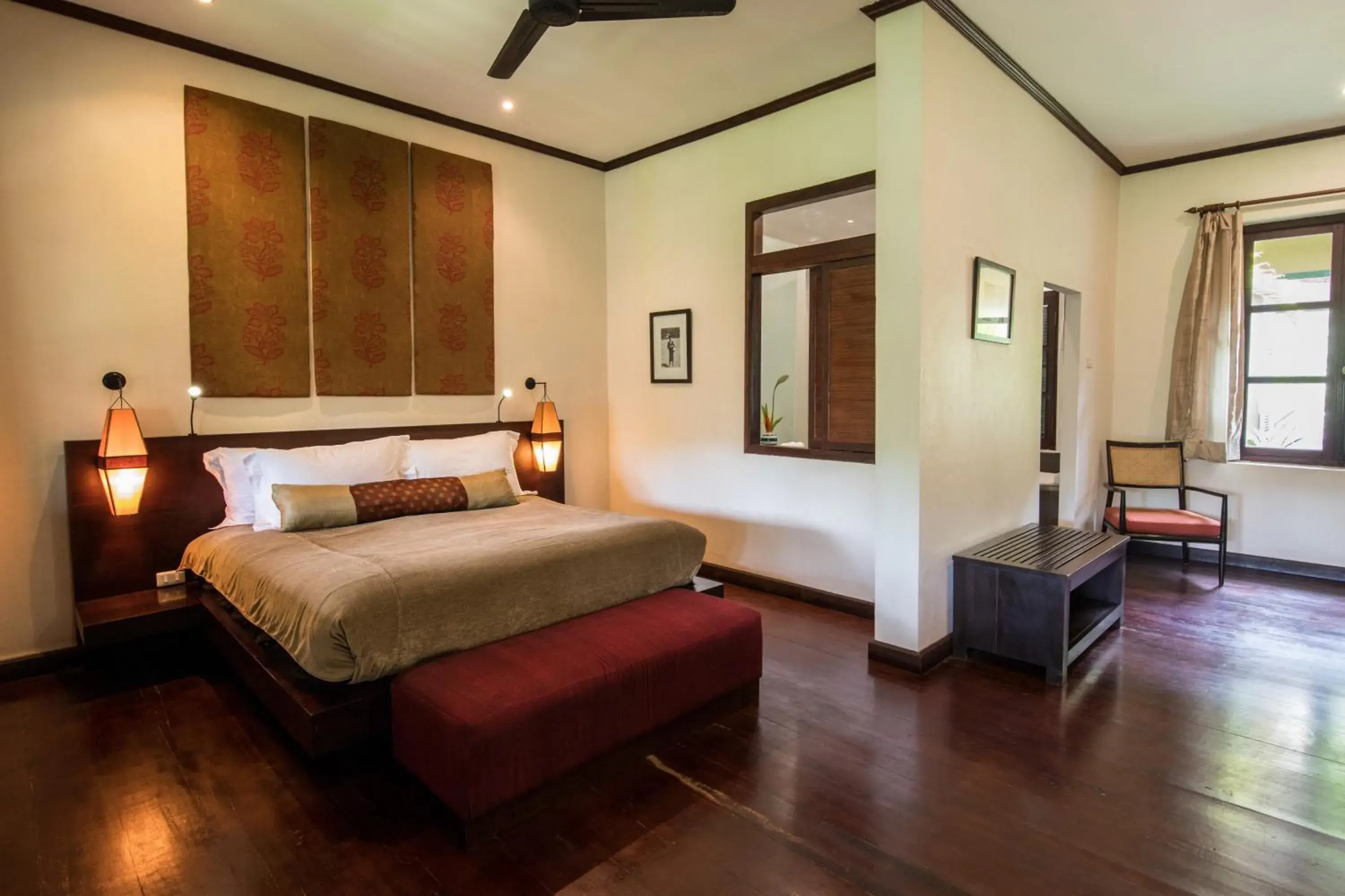 Bedroom, Bed in The Apsara Rive Droite Bedroom, Bed in The Apsara Rive Droite