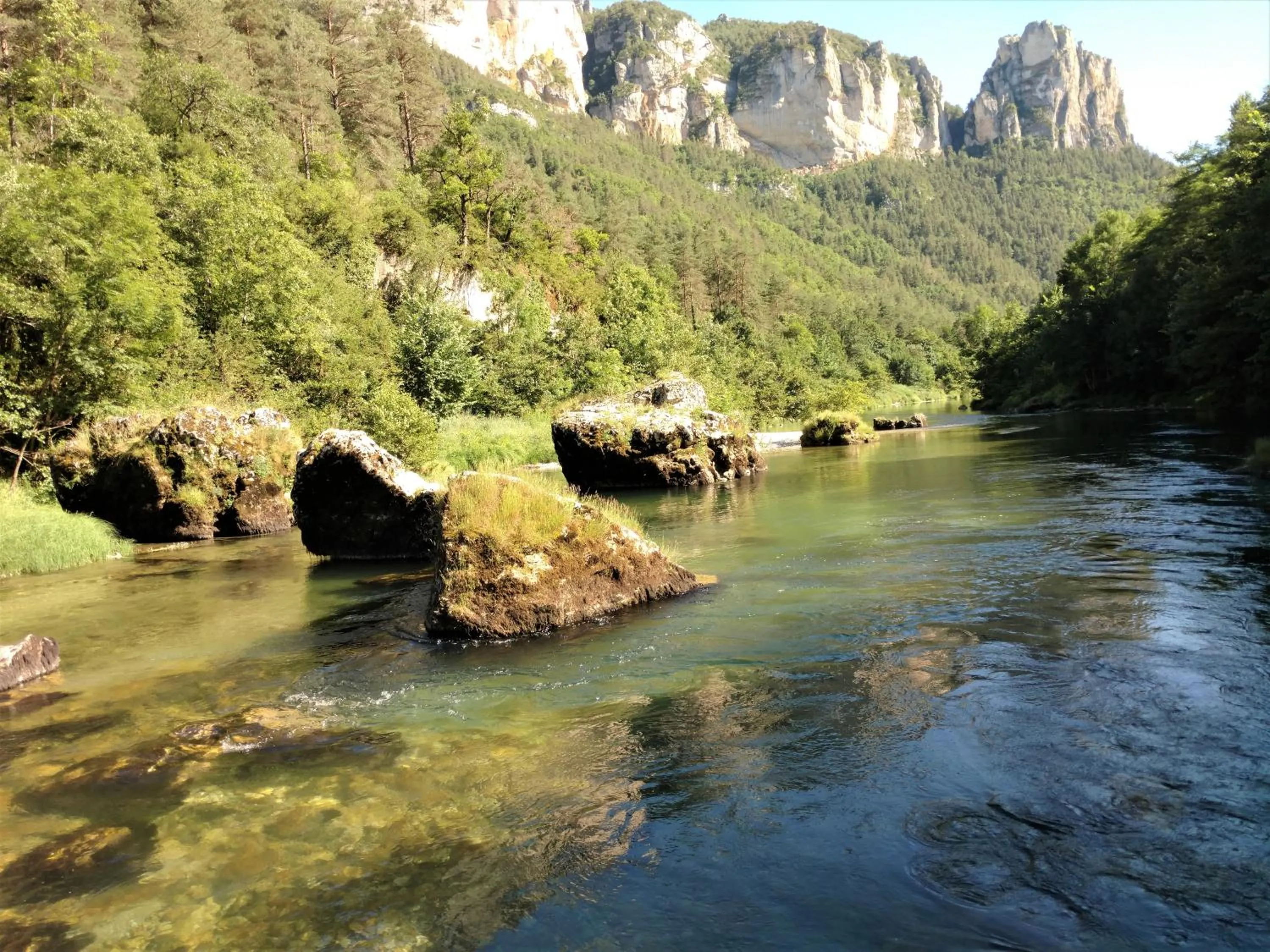Natural landscape in Ermitage de Peyreleau