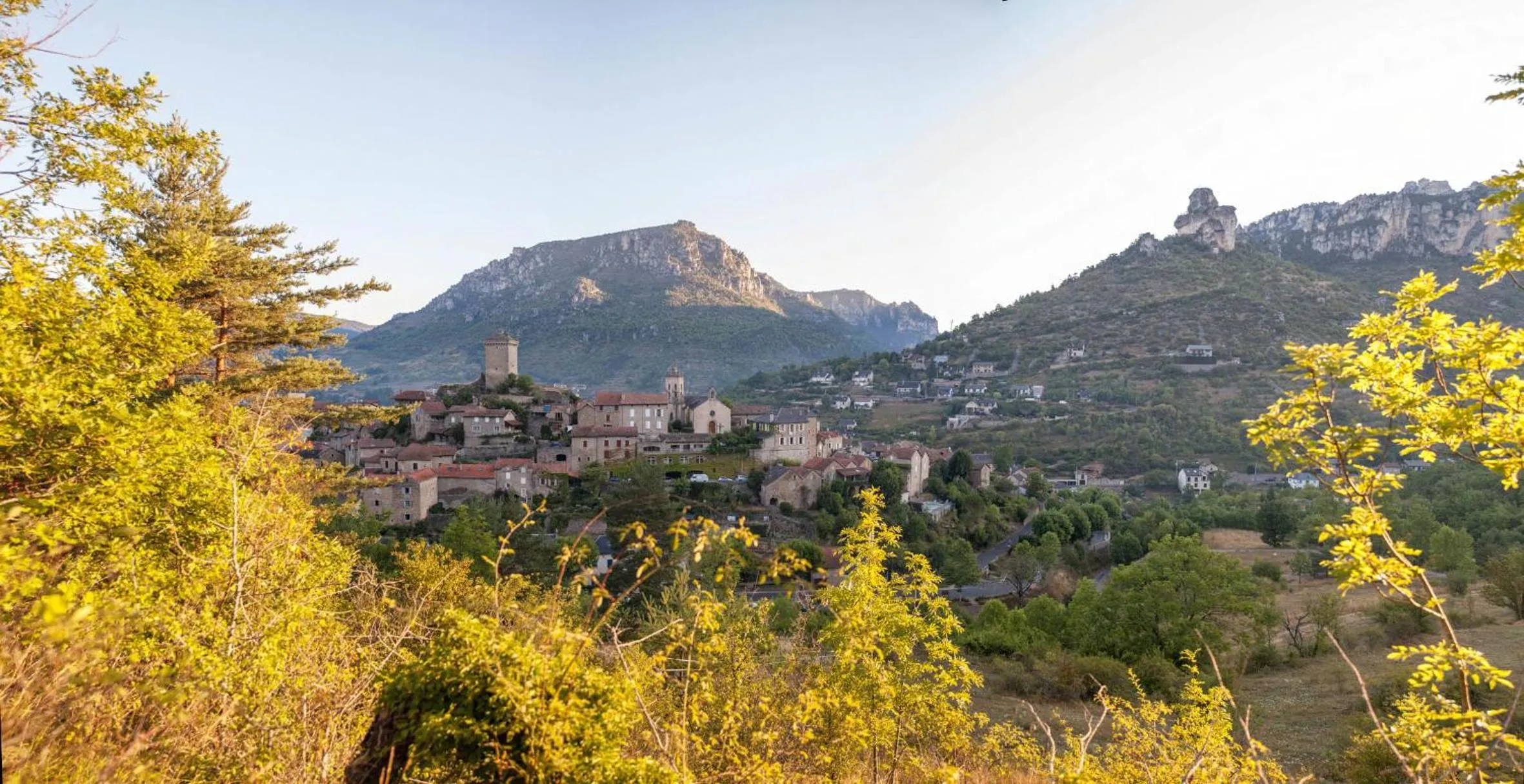 Mountain view in Ermitage de Peyreleau