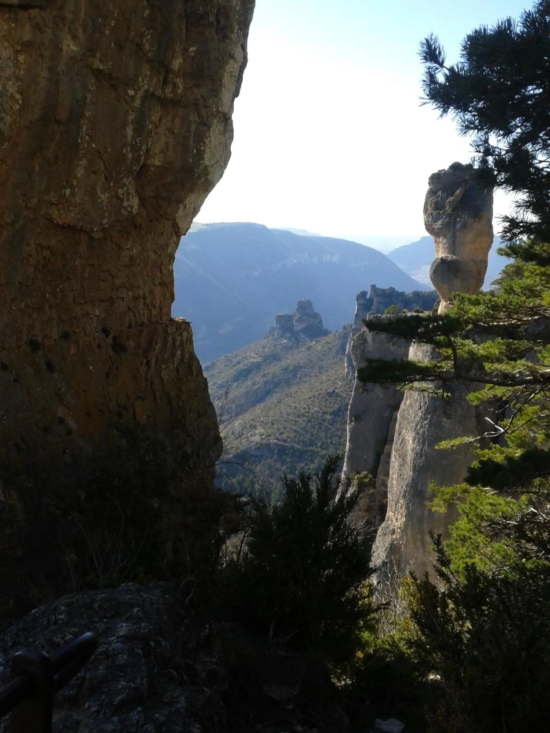 Natural landscape in Ermitage de Peyreleau