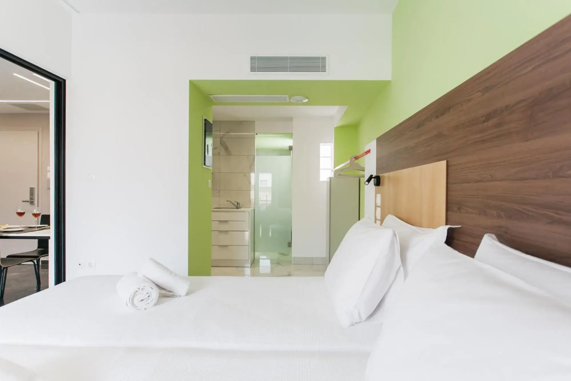 Bed in Greece U Around Athens Thissio Suites Bed in Greece U Around Athens Thissio Suites