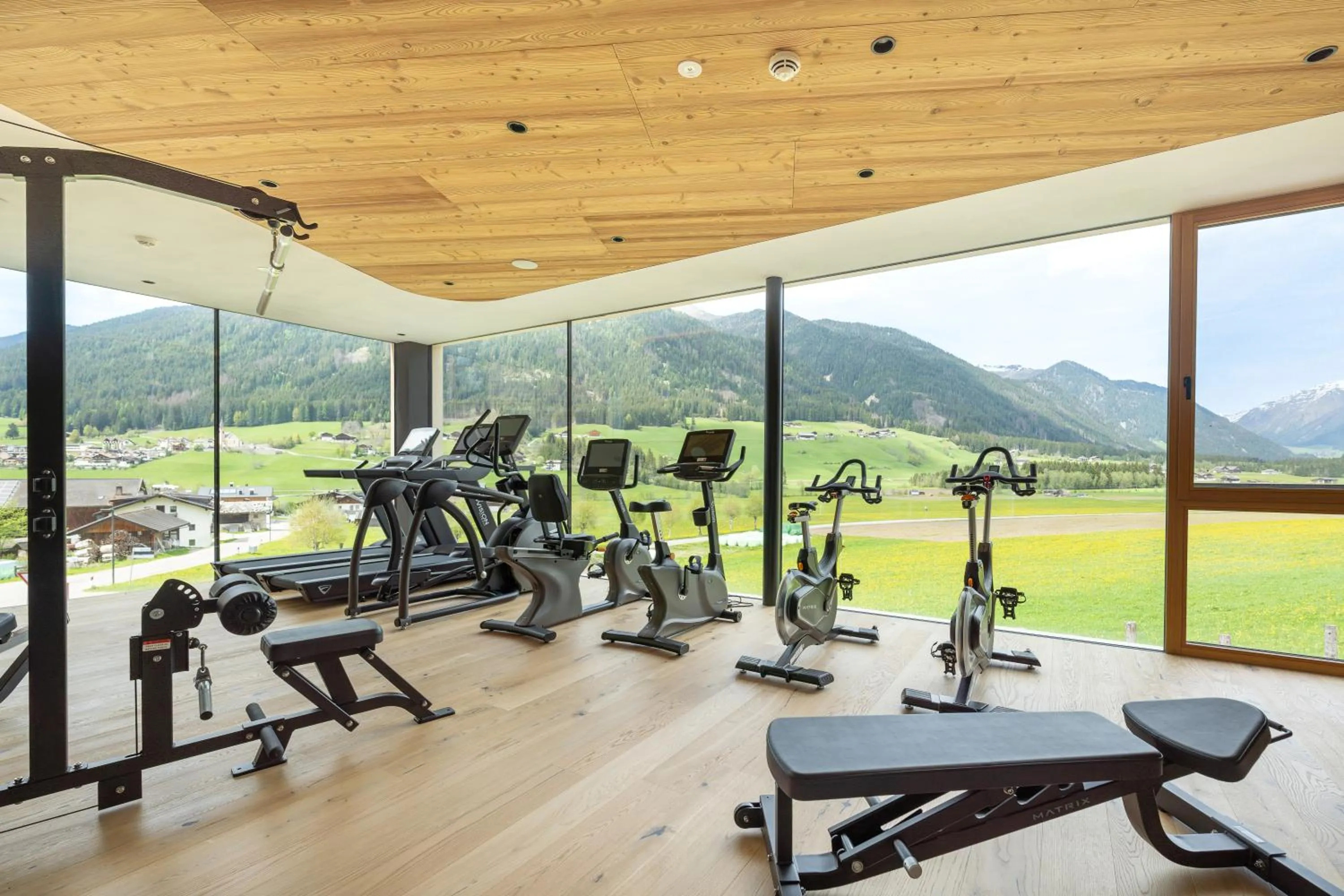 Fitness centre/facilities in Alpine Nature Hotel Stoll
