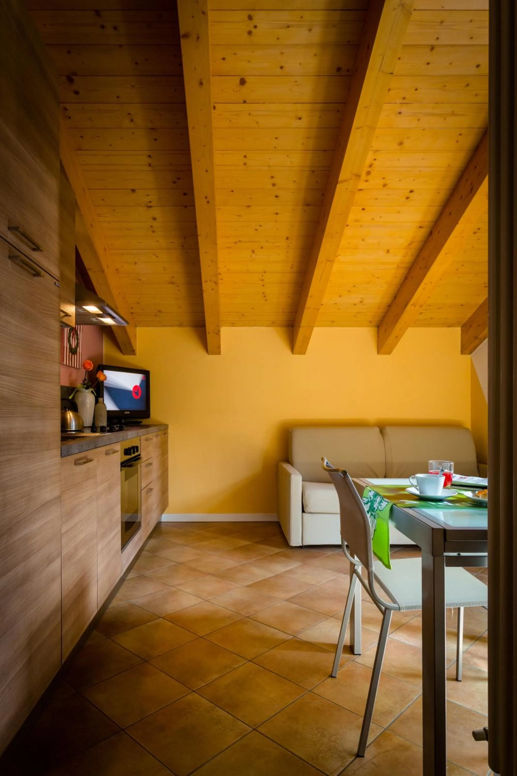 Living room in Residence Rta La Rosa delle Dolomiti