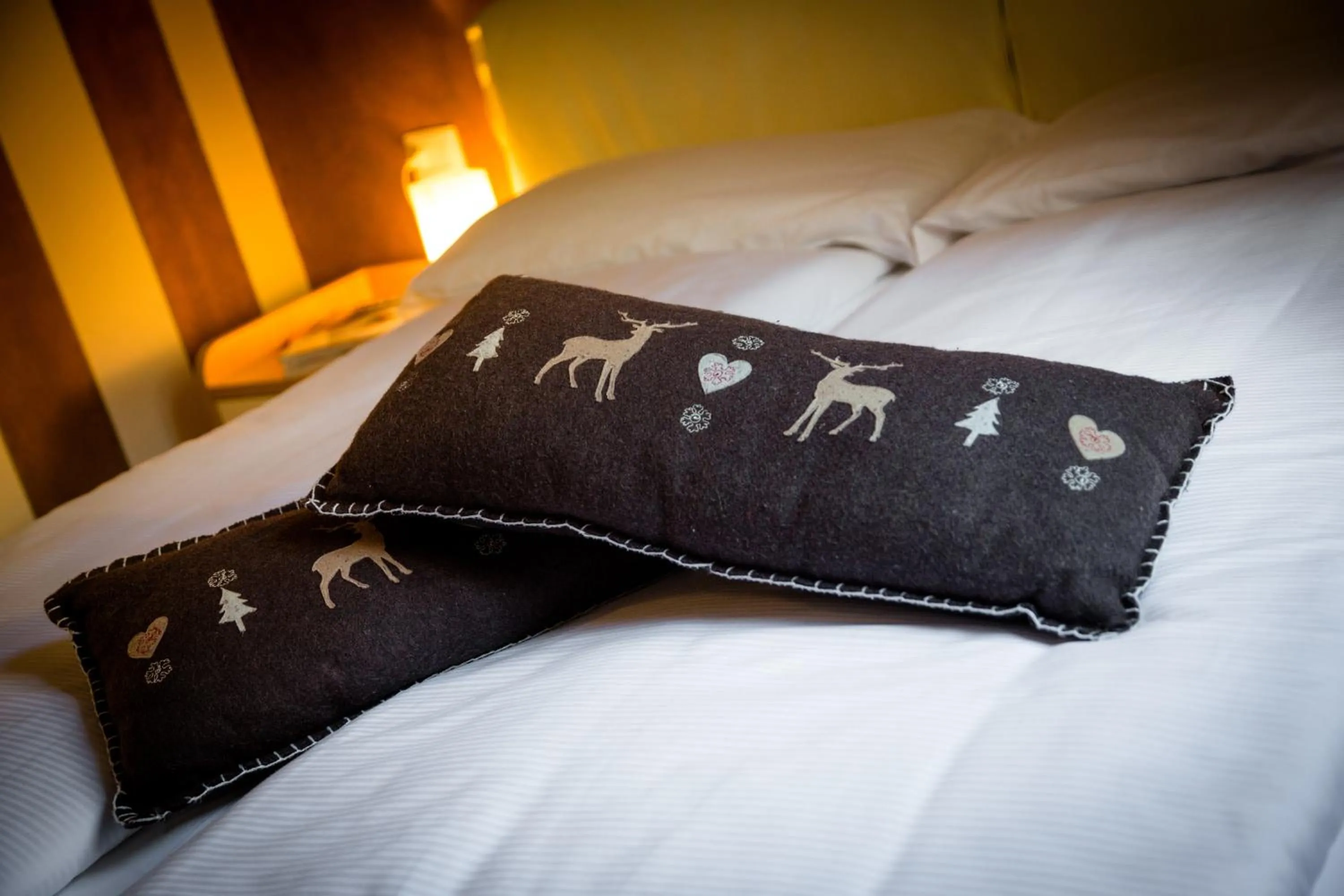 Decorative detail, Bed in Residence Rta La Rosa delle Dolomiti