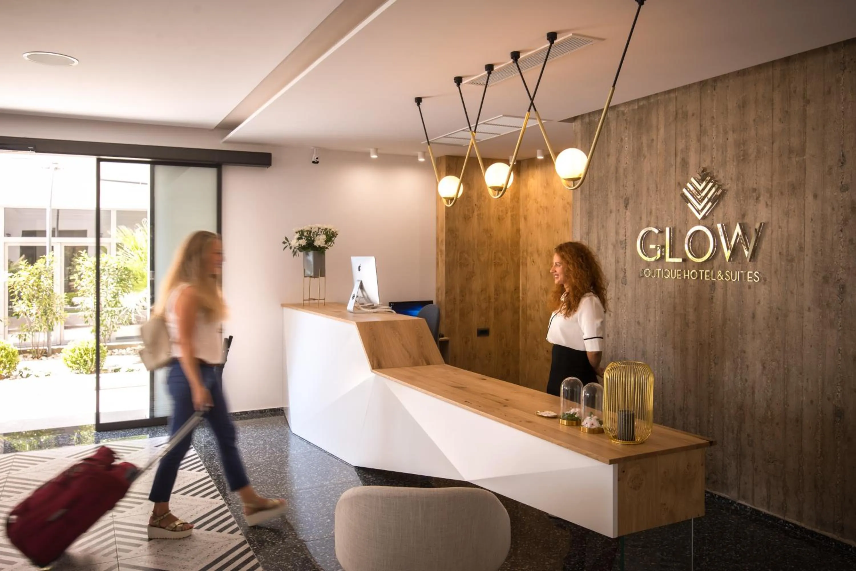 Lobby or reception in Glow Boutique Hotel & Suites