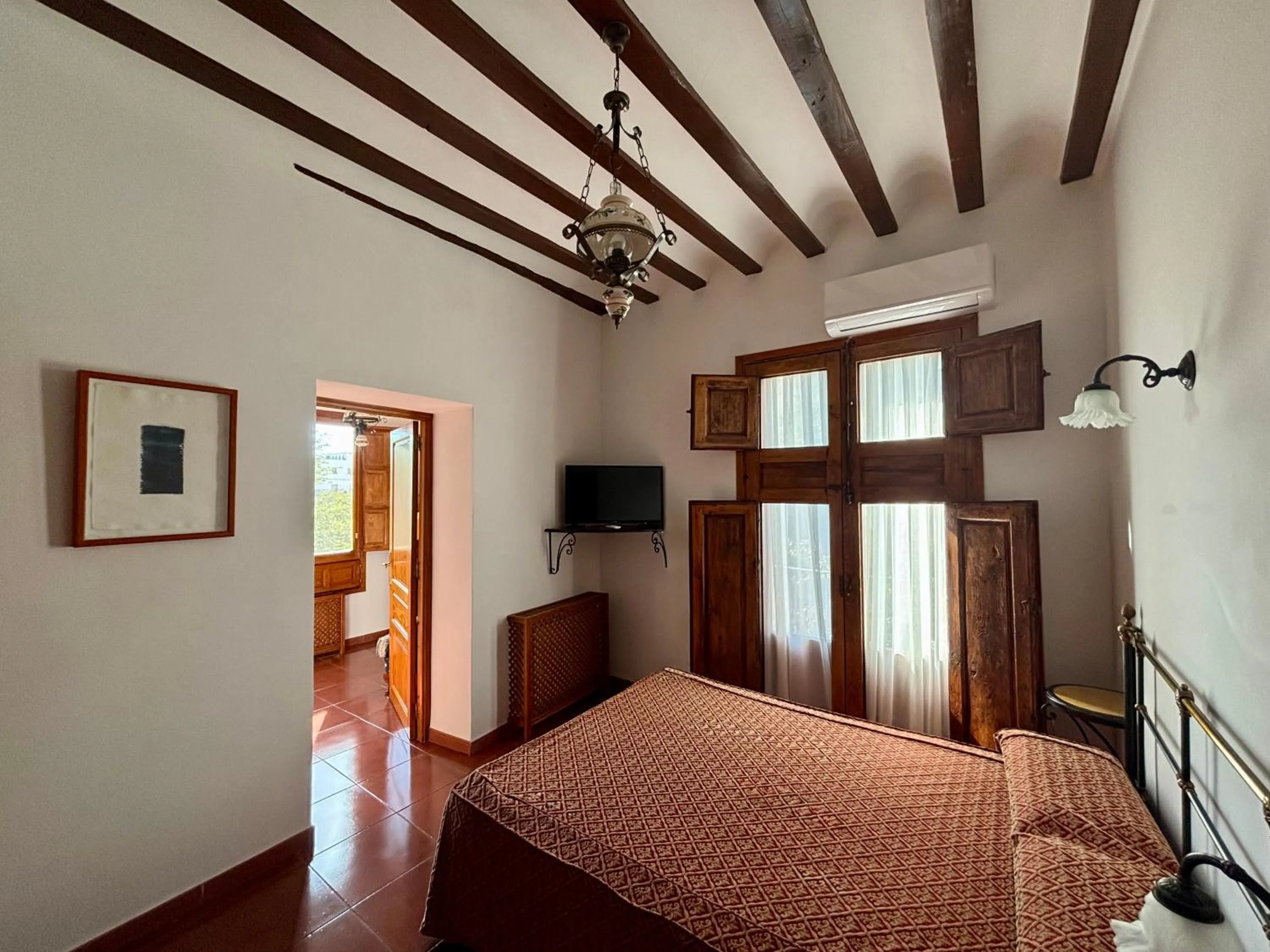 Bed in Hotel Casa de los Arcos