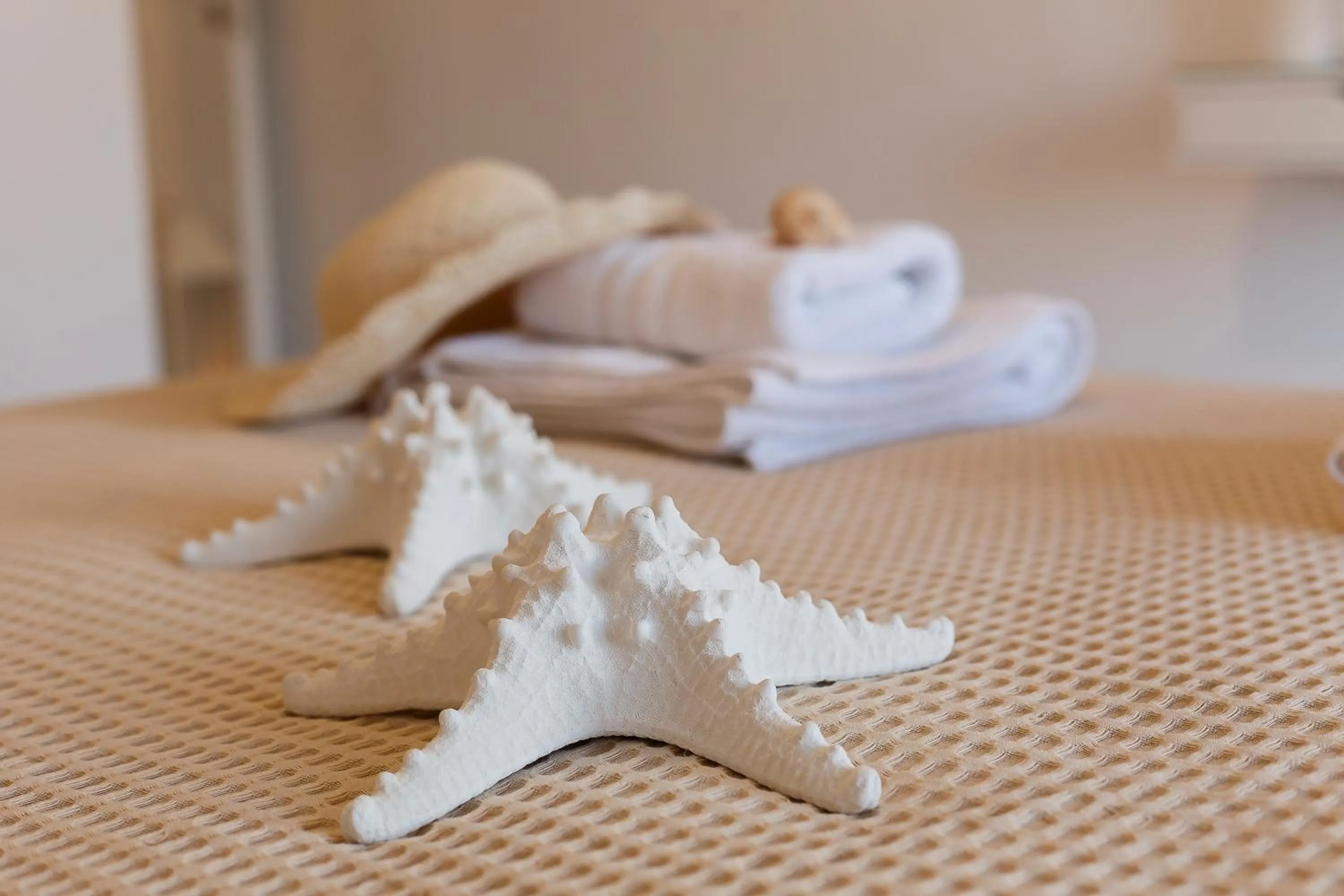 Bed in Anatoli Apartments Polichrono